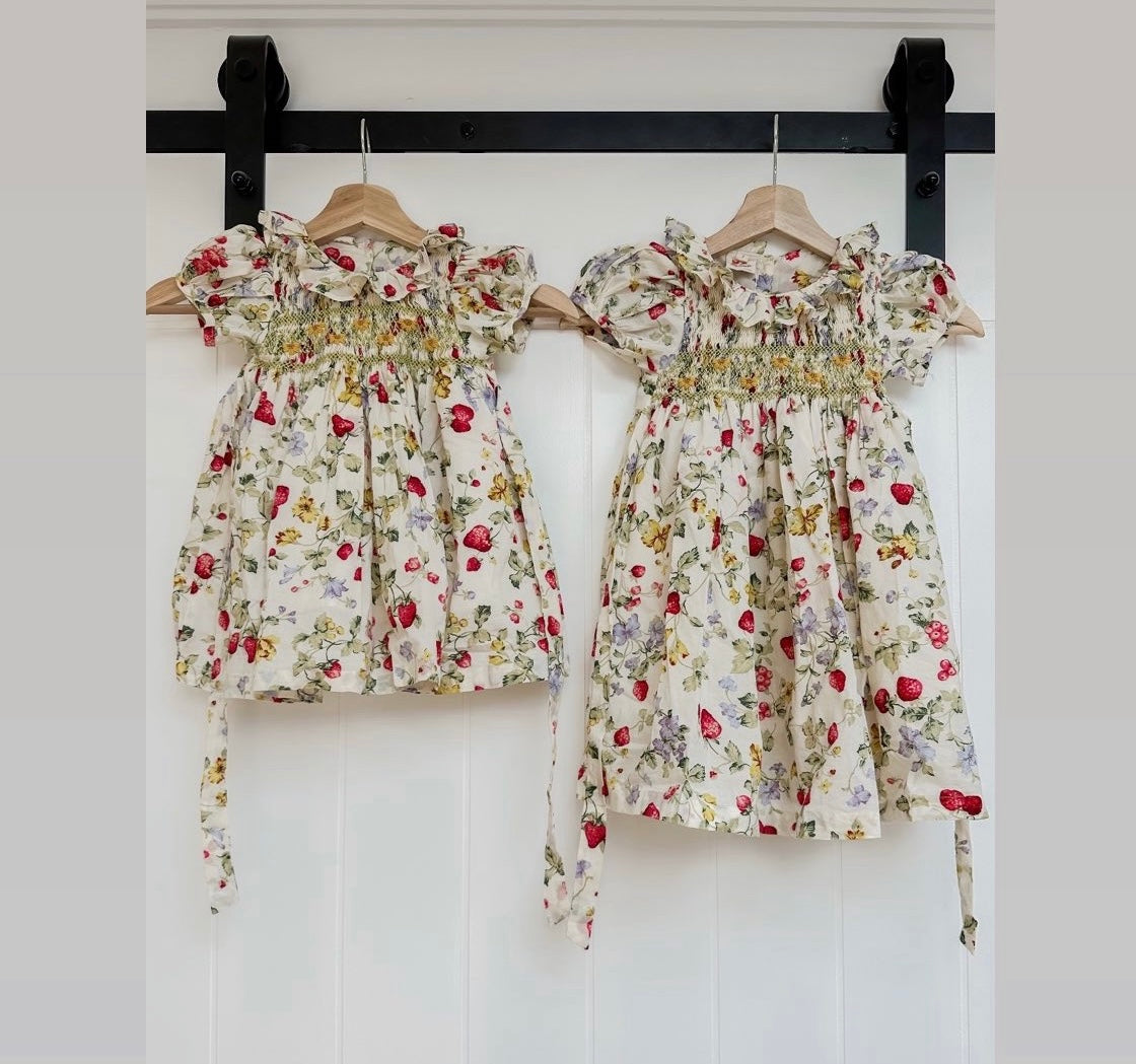 Berry Bliss Smocked Dress