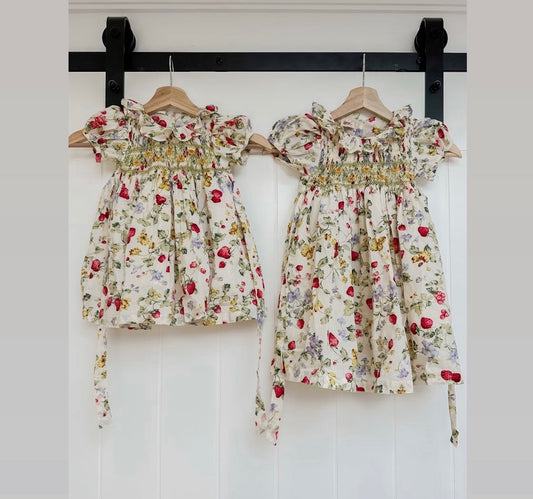 Berry Bliss Smocked Dress