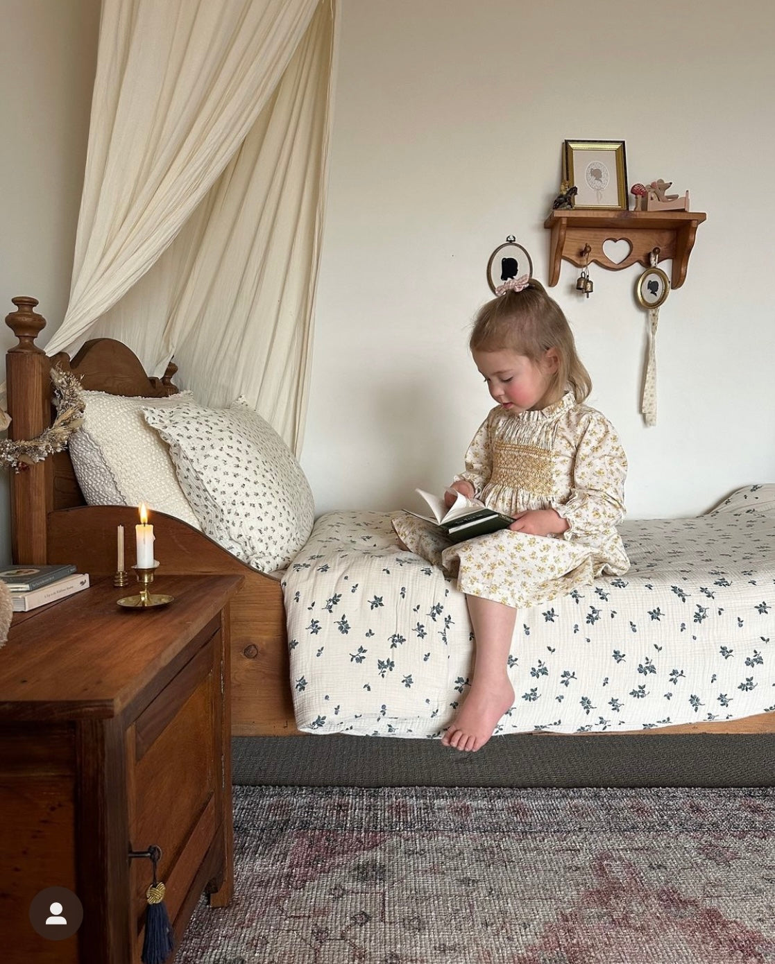 Autumn Breeze Smocked Dress