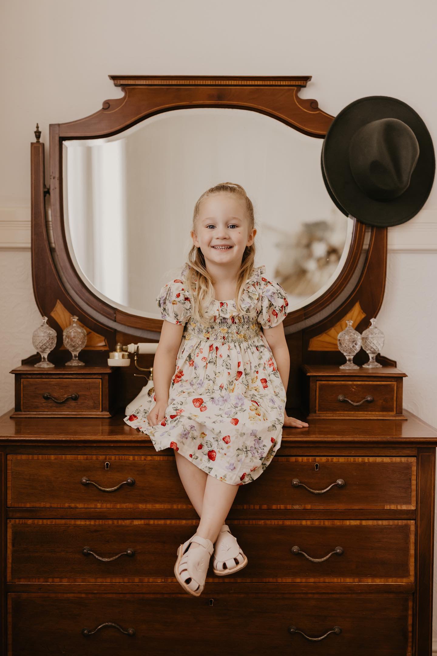 Berry Bliss Smocked Dress