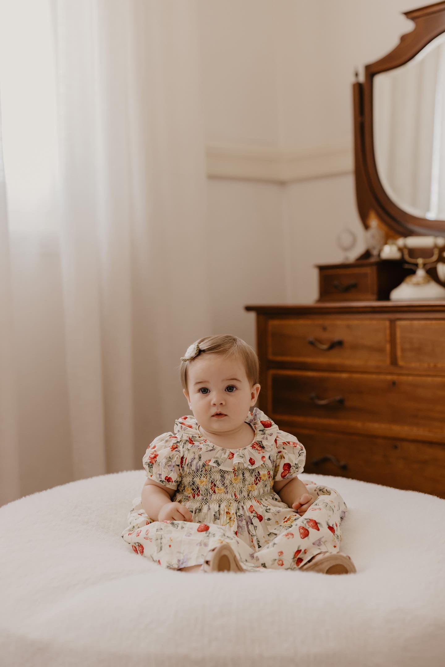 Berry Bliss Smocked Dress