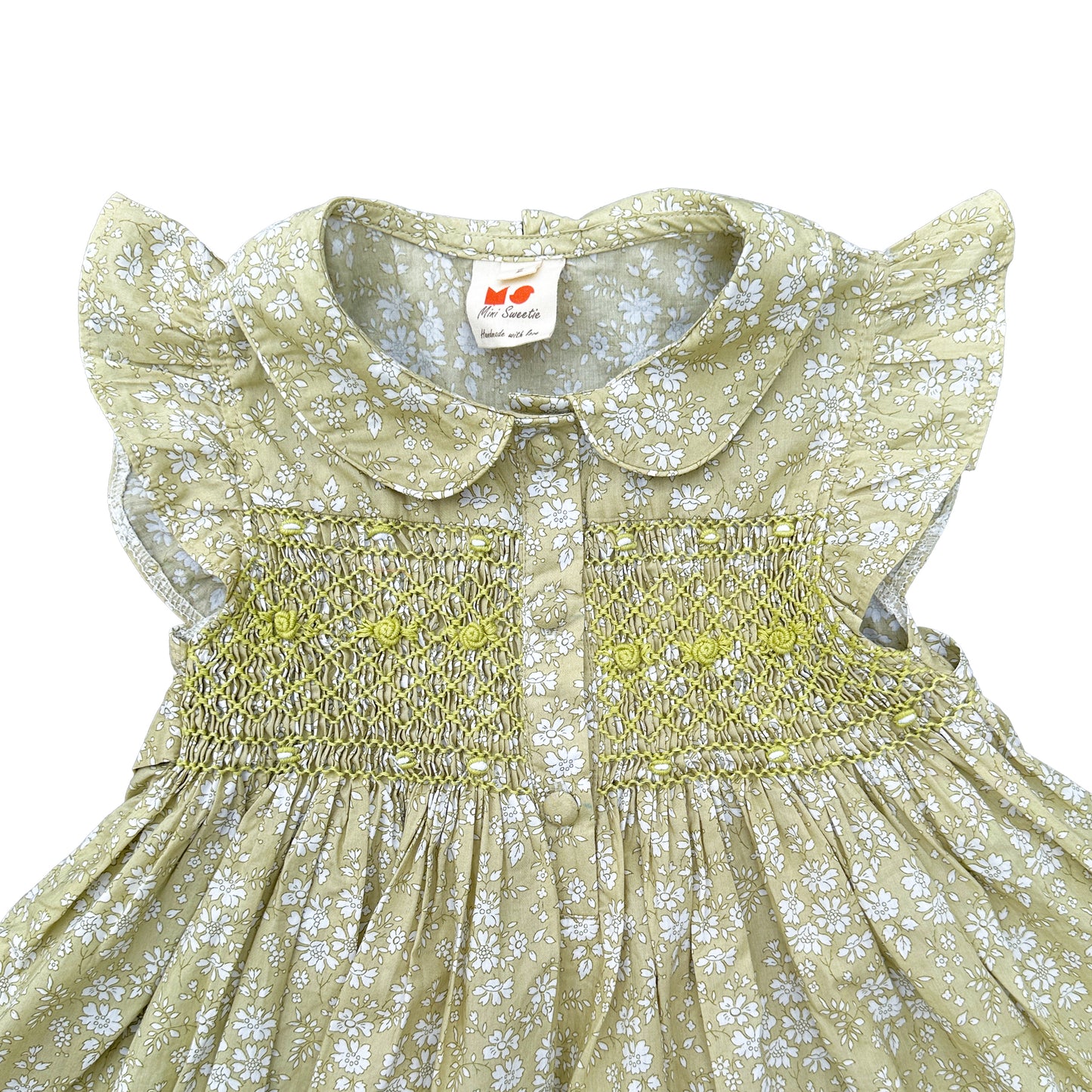 Autumn Sage Smock Dress