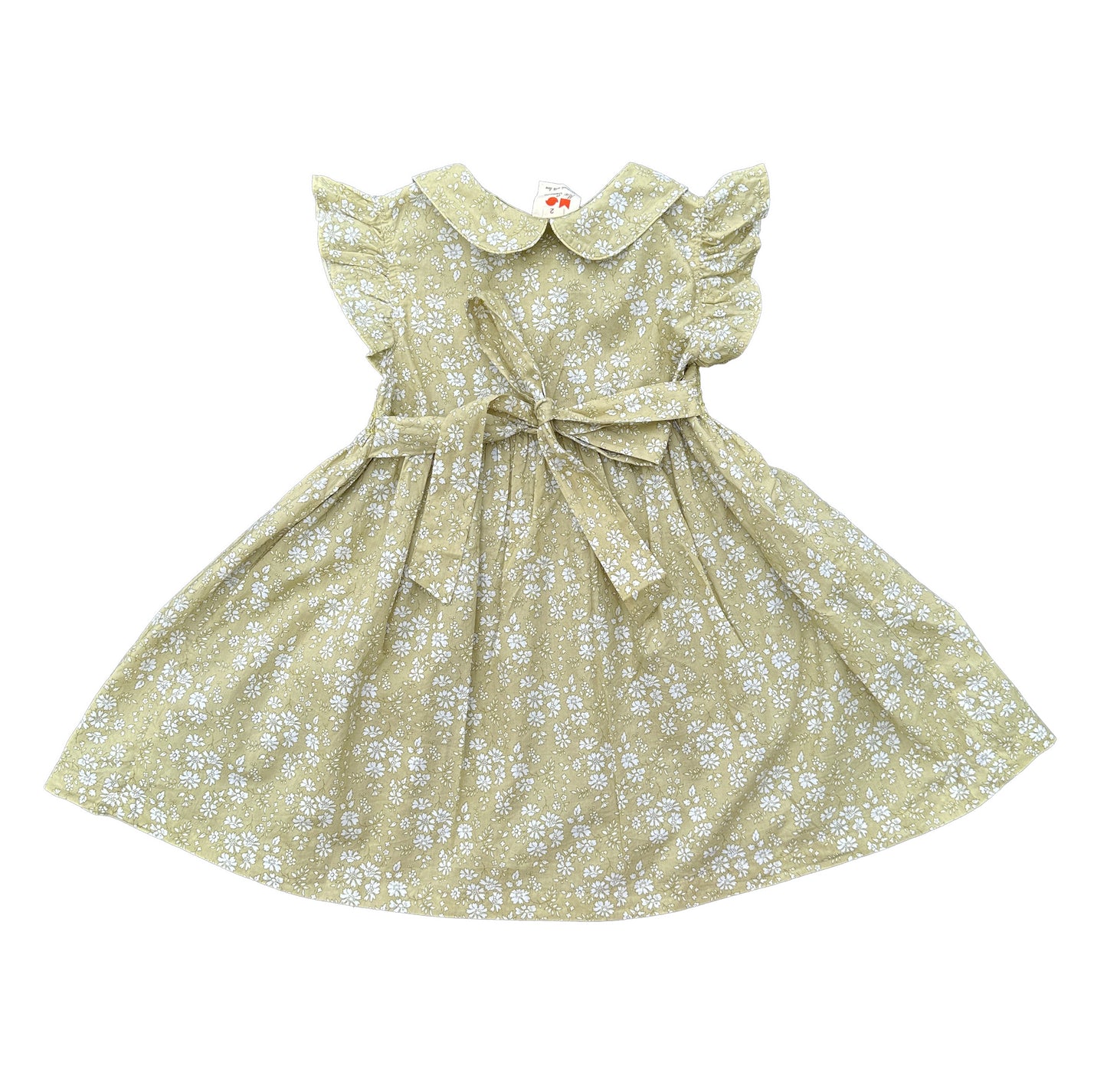 Autumn Sage Smock Dress