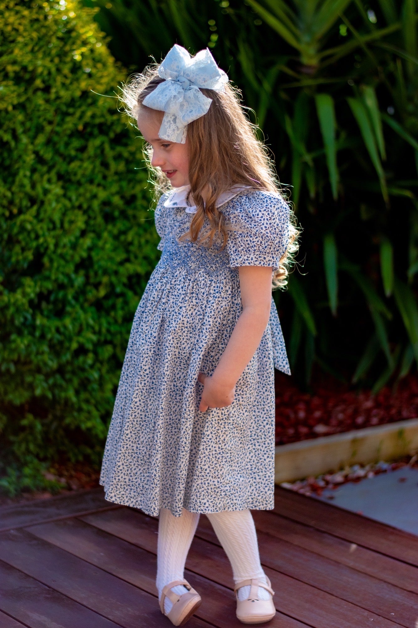Blue Breeze Smocked Dress