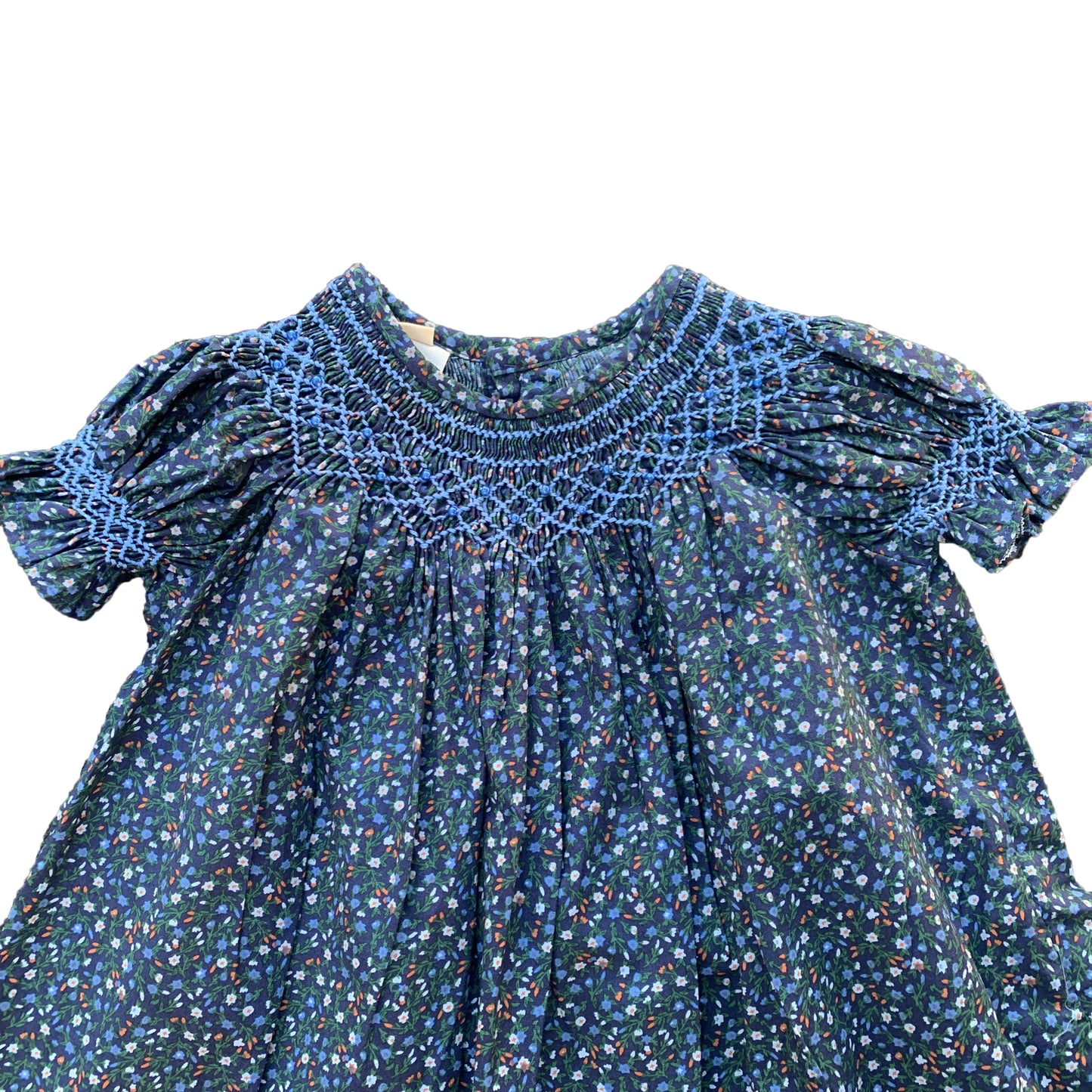 Blue Navy Blossom Dress