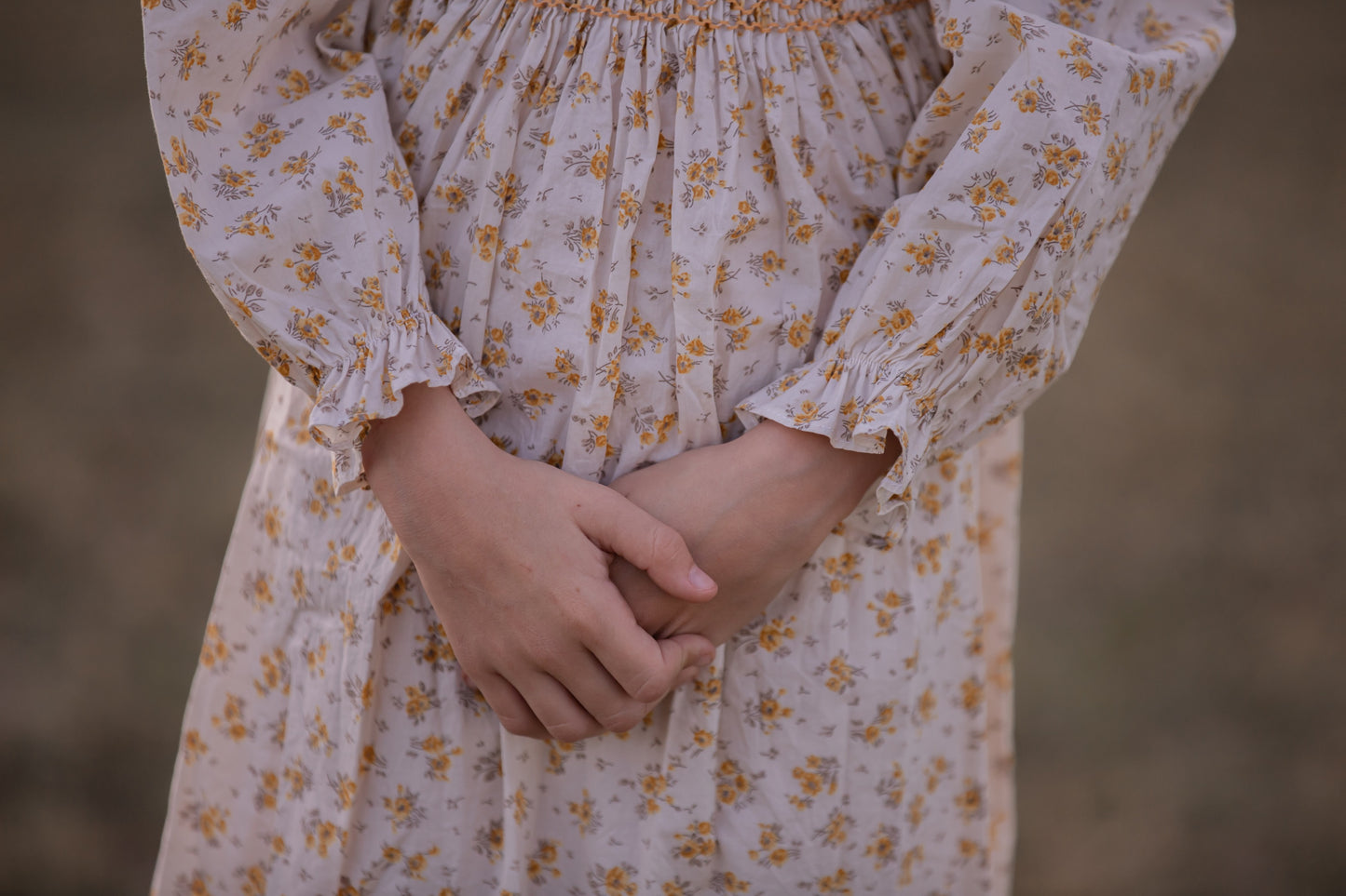 Autumn Breeze Smocked Dress