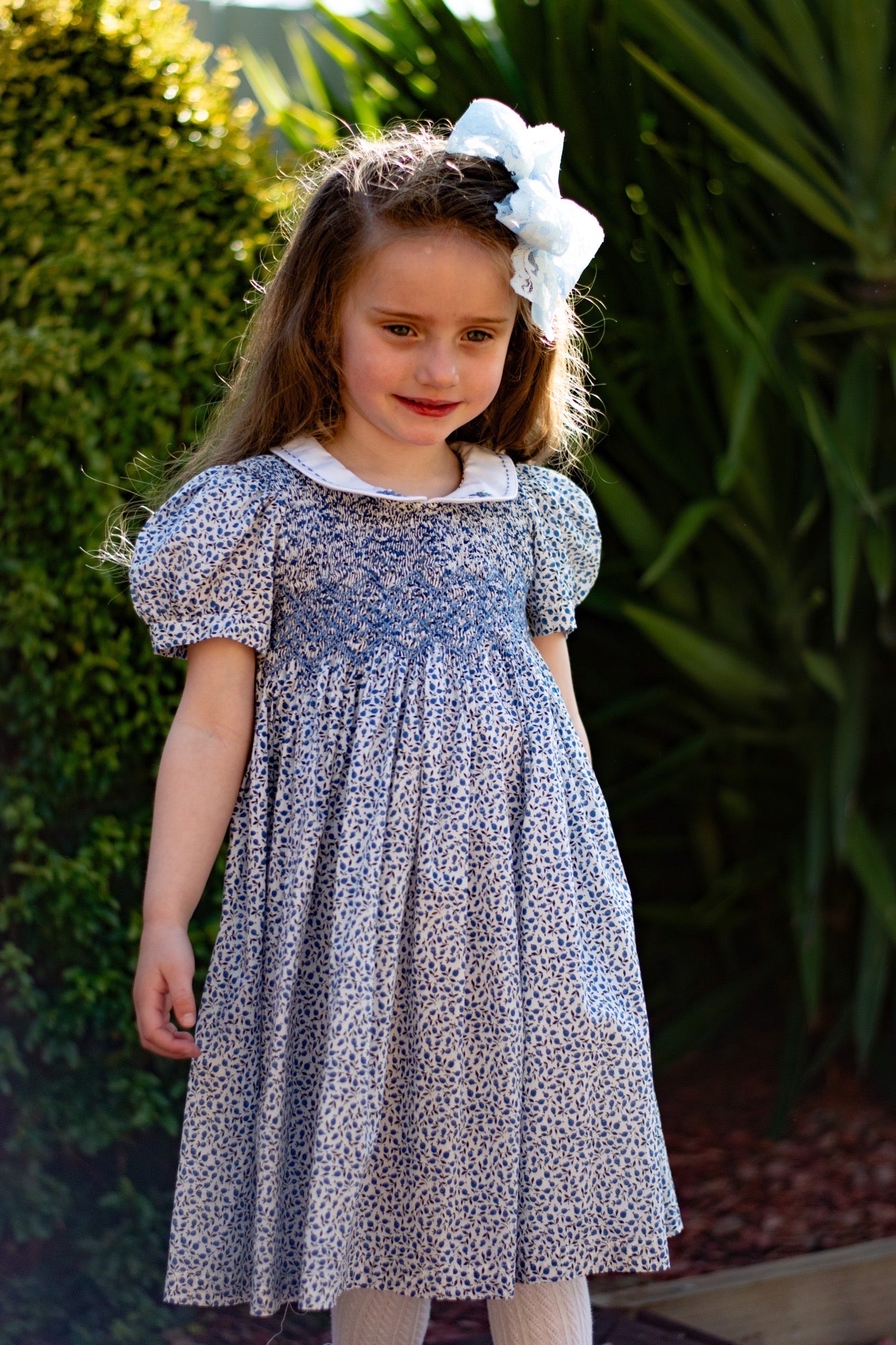 Blue Breeze Smocked Dress