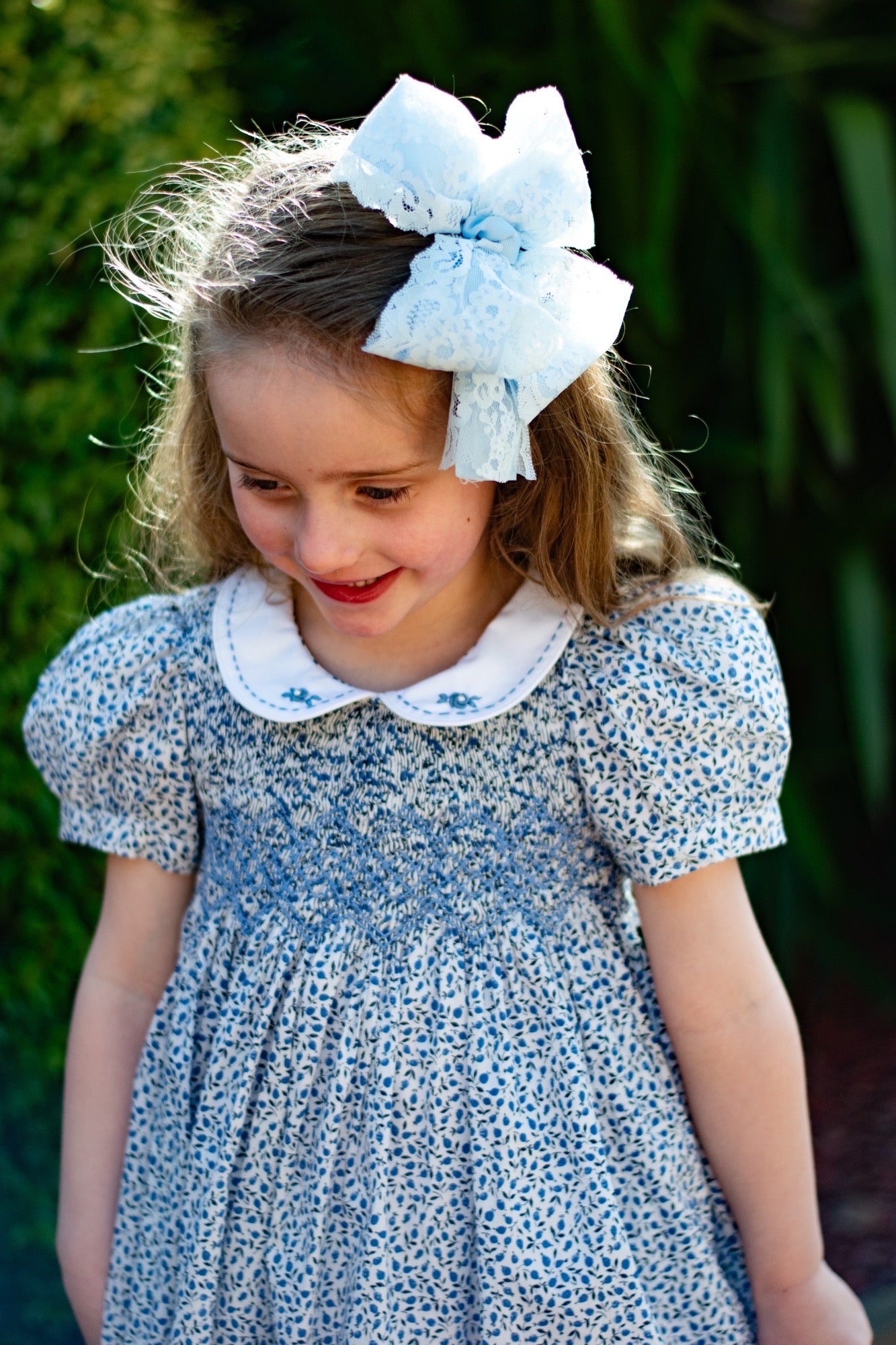 Blue Breeze Smocked Dress