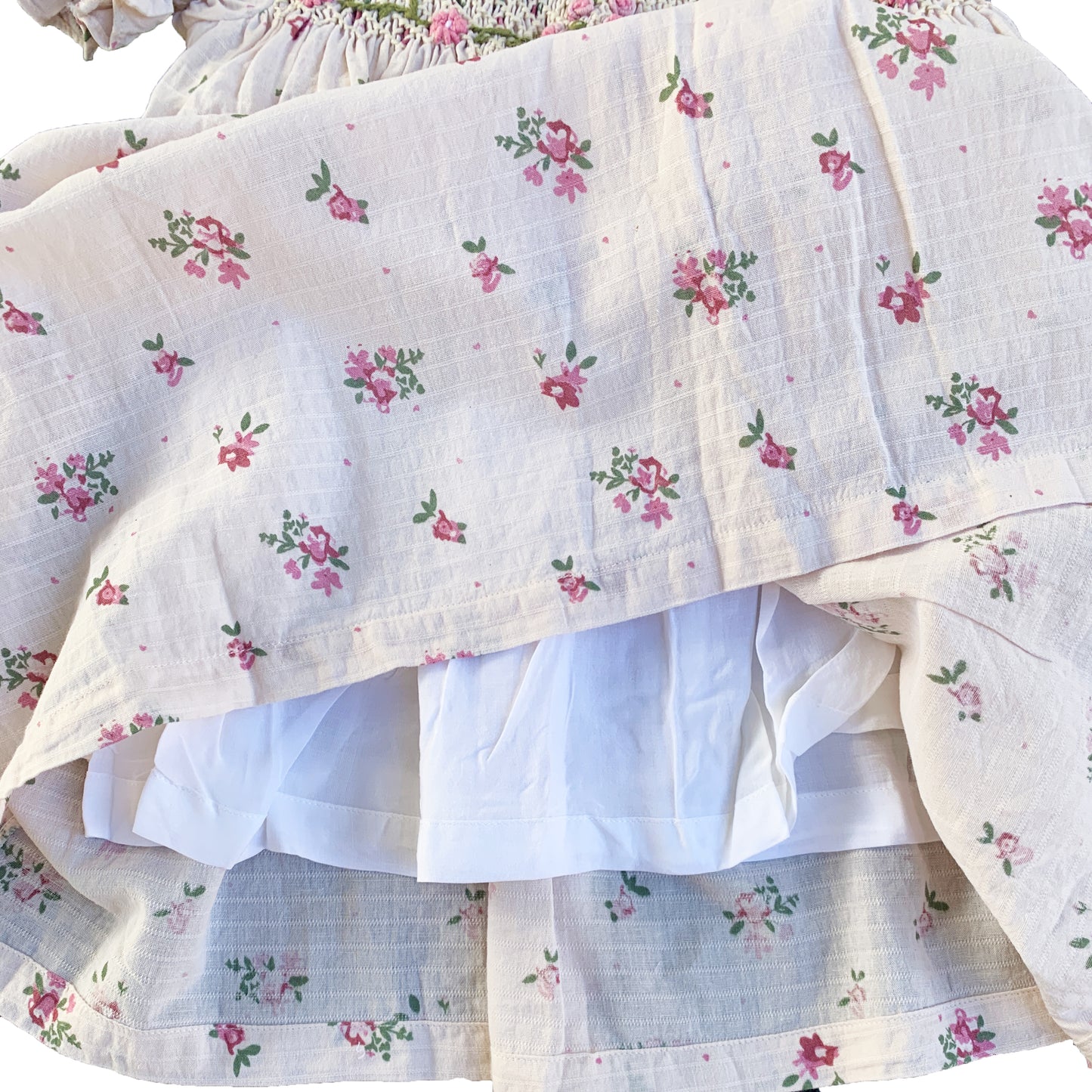 Ethereal Blossoms Smocked Dress