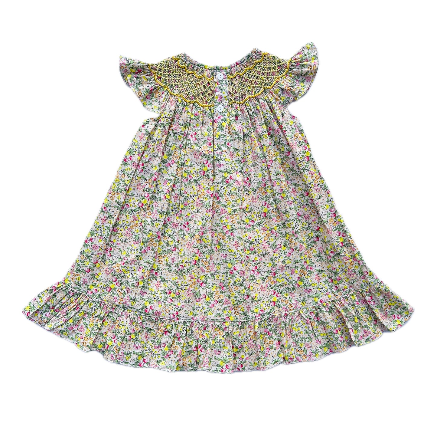 Golden Orchard Smocked Dress
