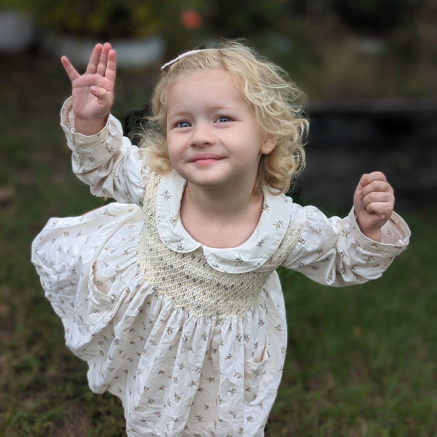 Vanilla Dream Smocked Dress