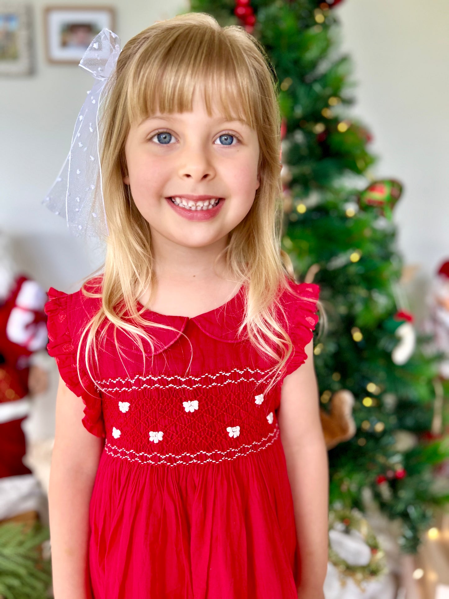 Red Fairy Smocked Dress