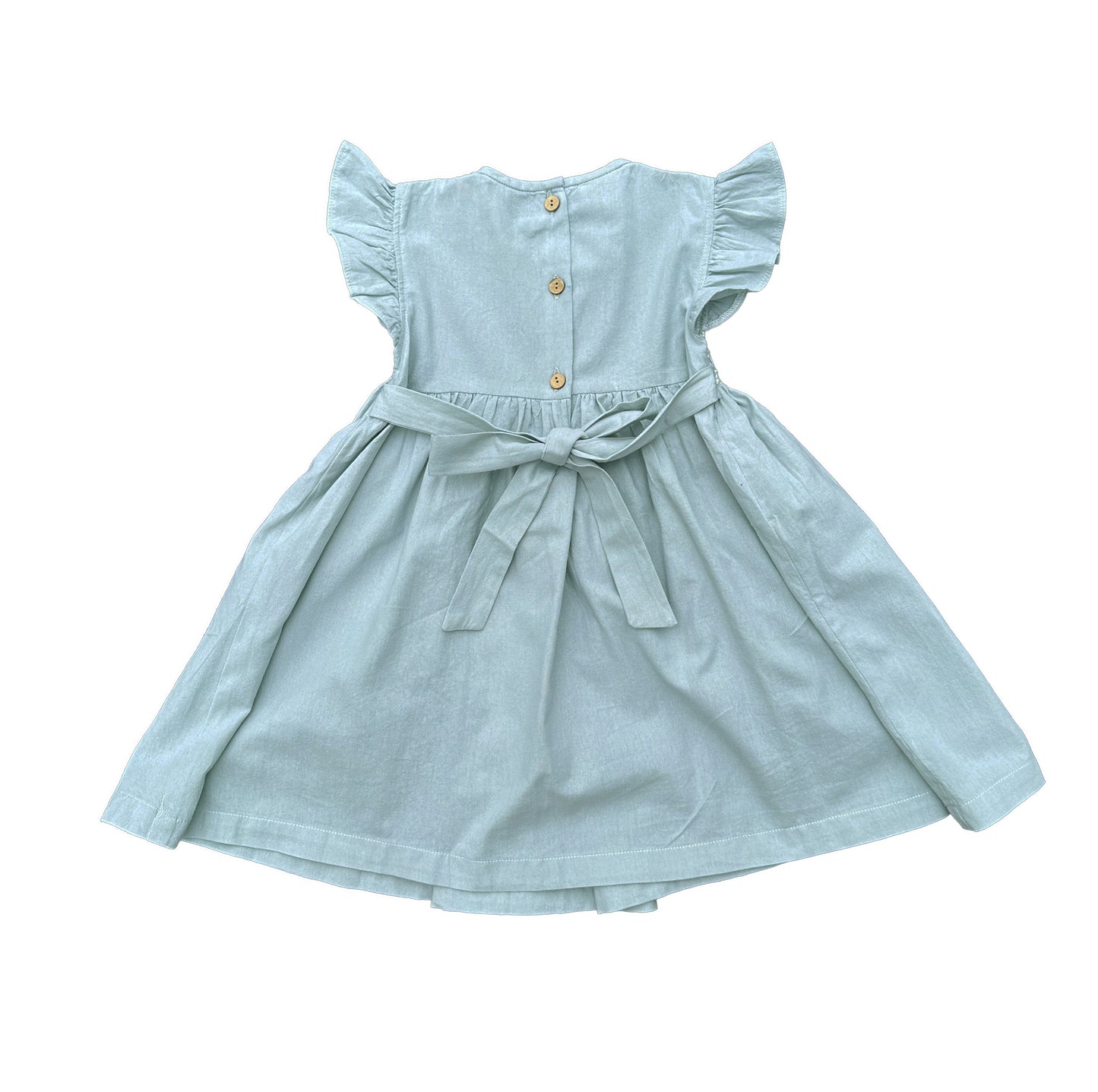 Pastel Mint Smocked Dress