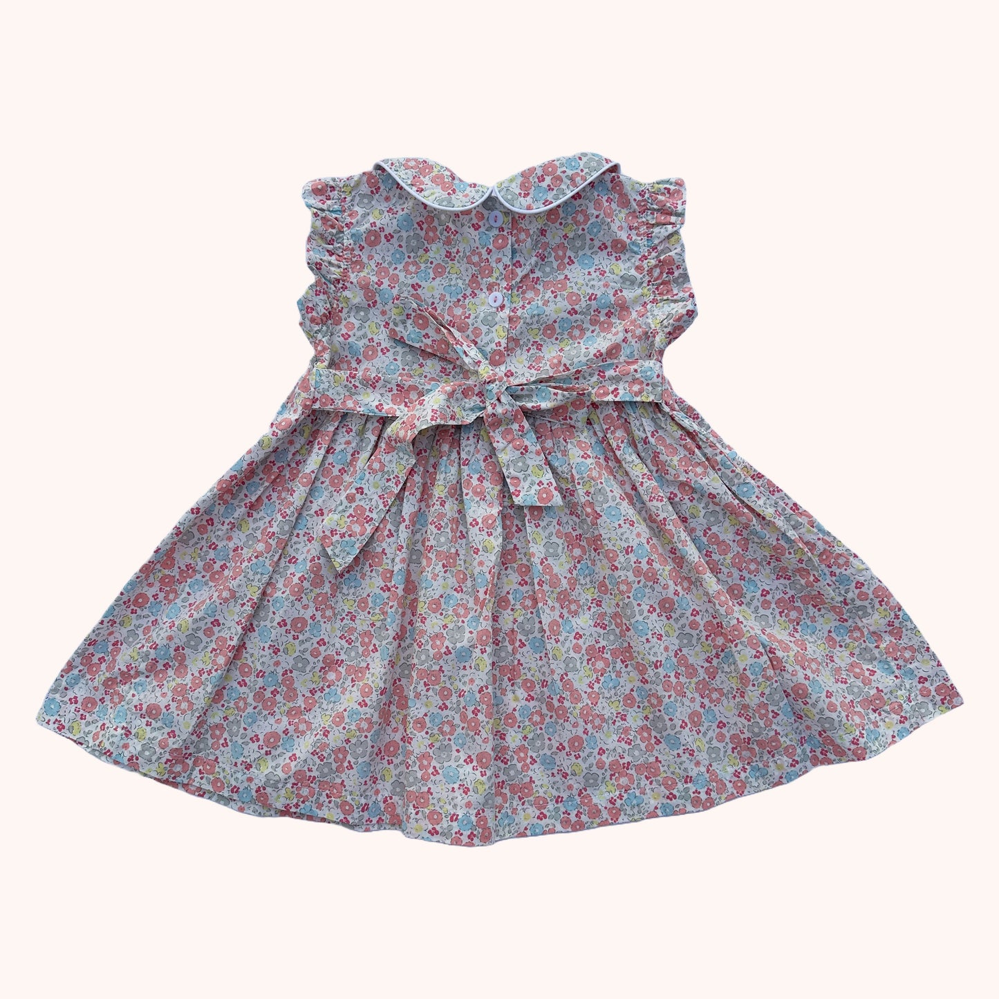 Pastel Petals Smocked Dress