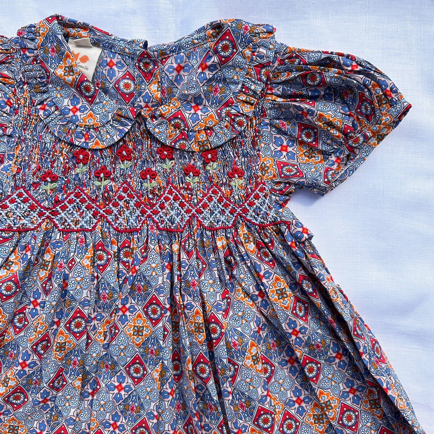 Summer Carnival Smocked Dress