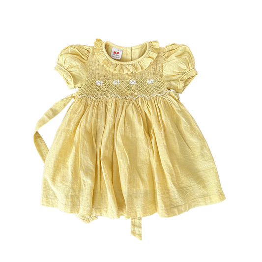 Sunflower Breeze Smocked Dress