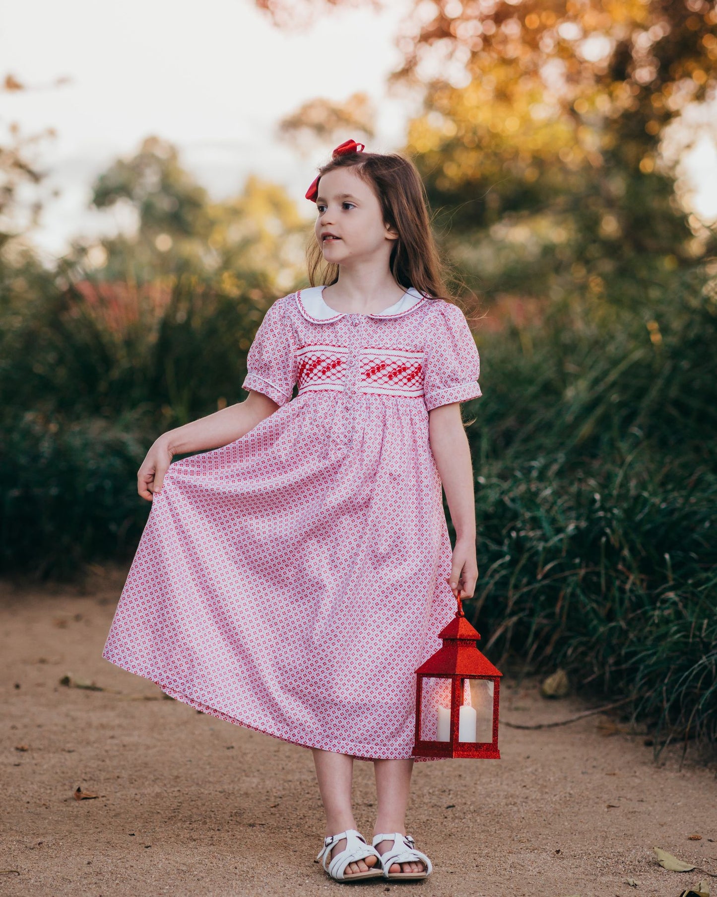 Four Leaf Clover Smocked Dress