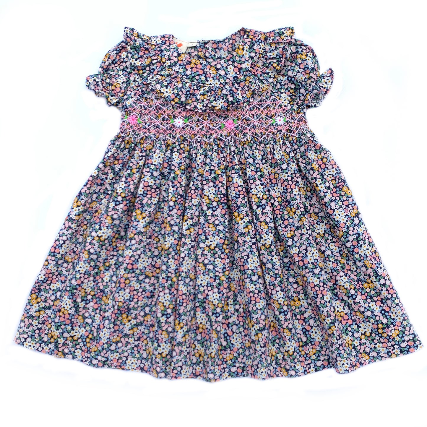 Gorgeous blossom smocked dress.