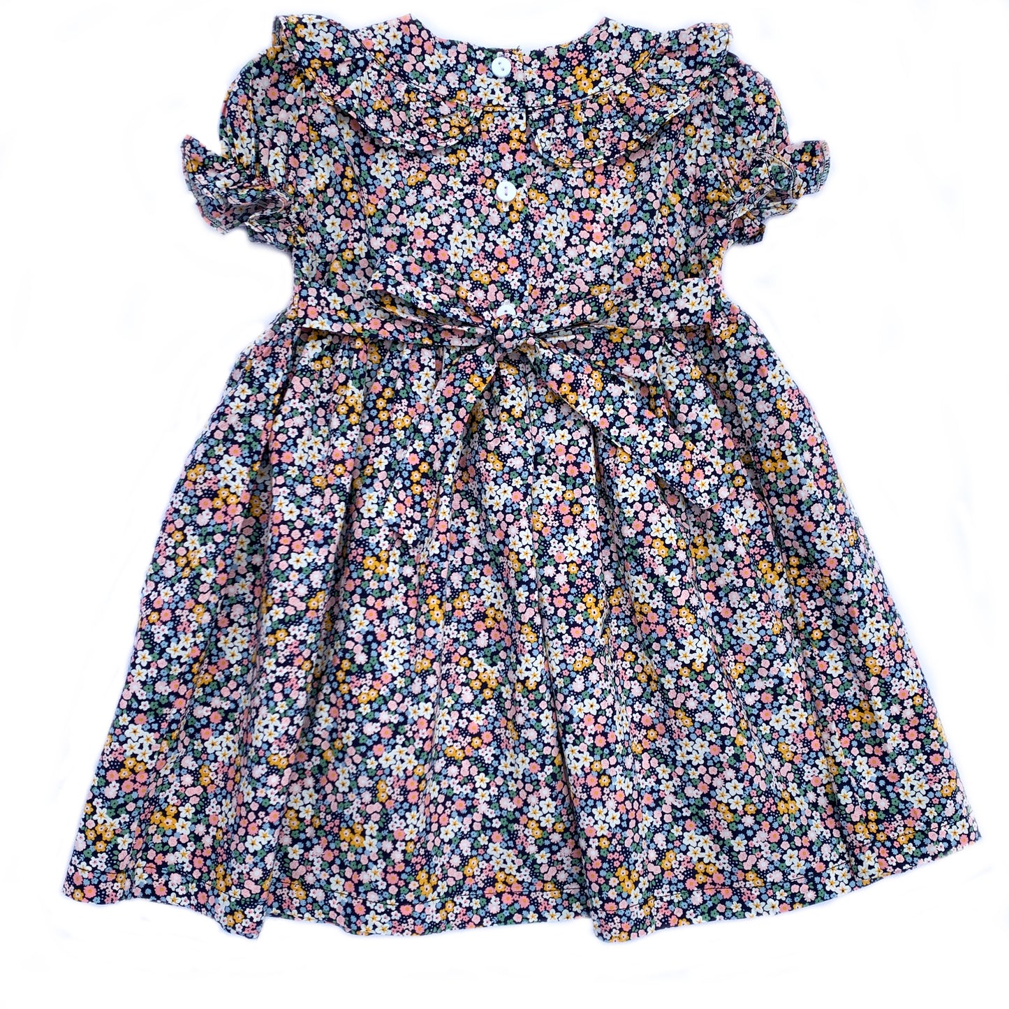 Gorgeous blossom smocked dress.