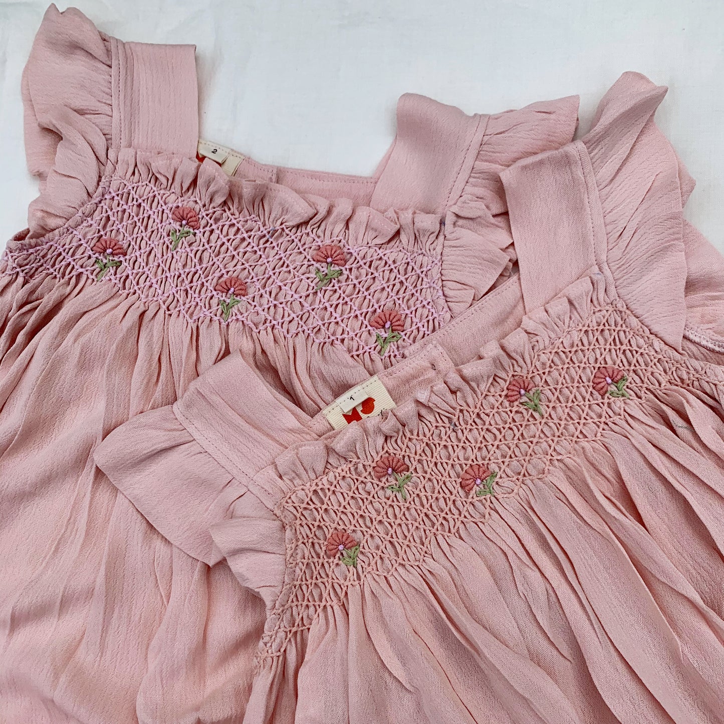 Pink Sand Smocked Dress.