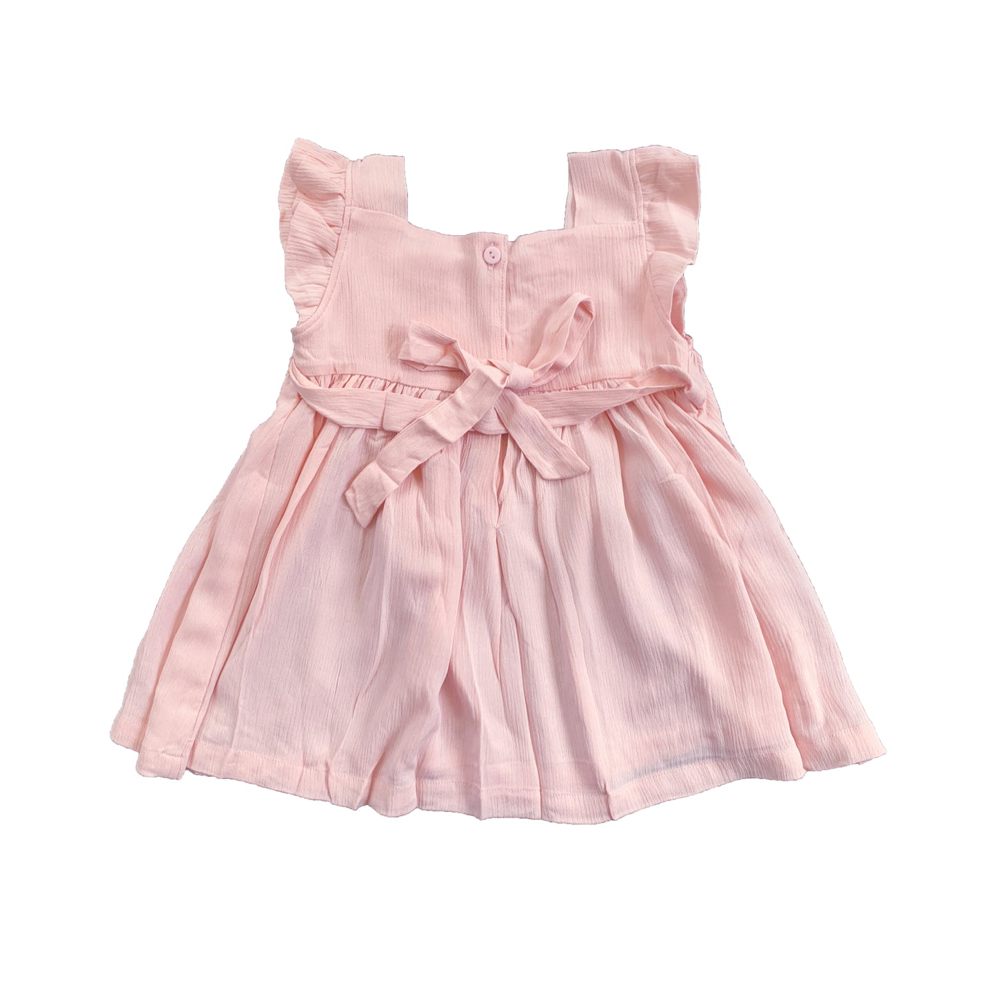 Pink Sand Smocked Dress.