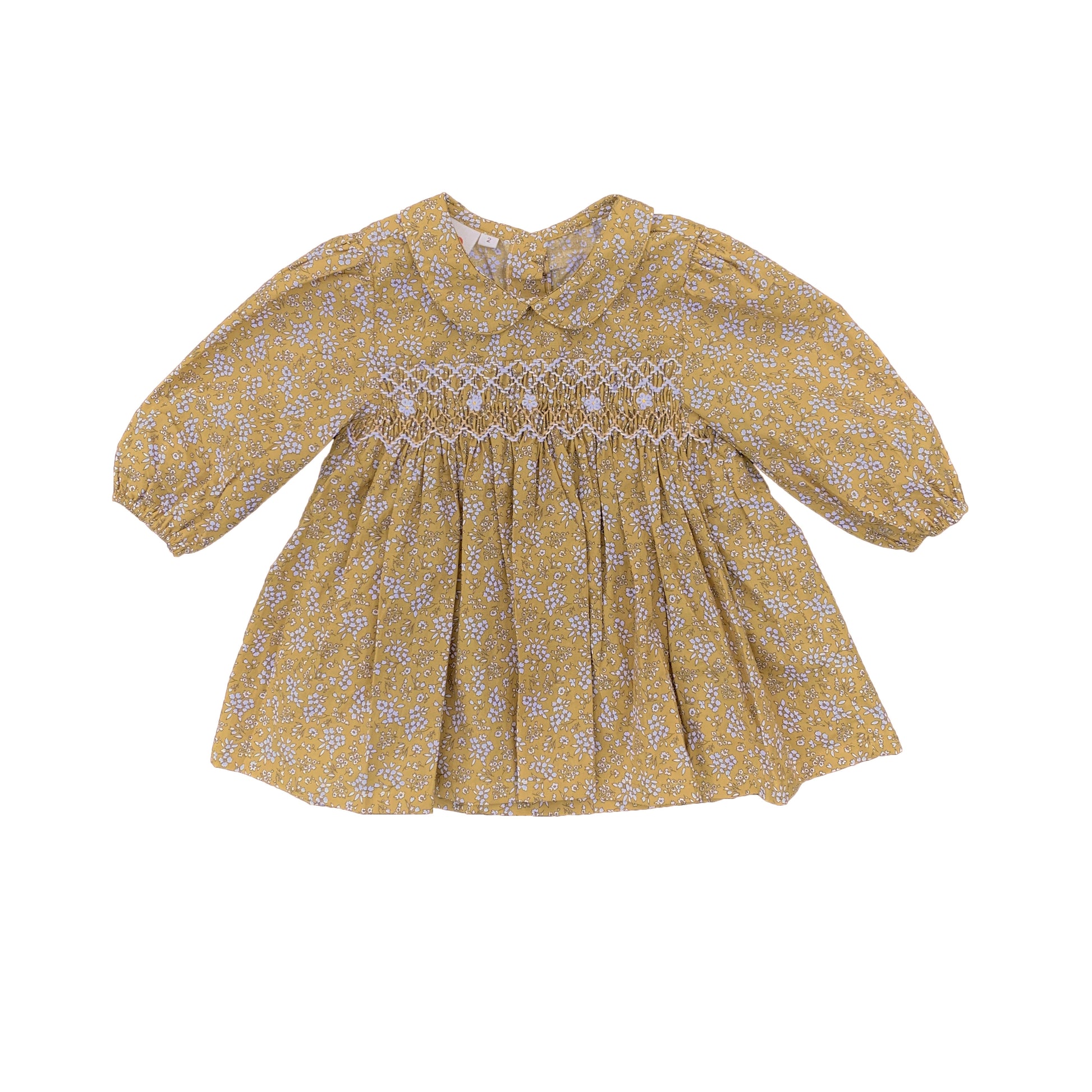 Long Sleeves Autumn Smocked Top.