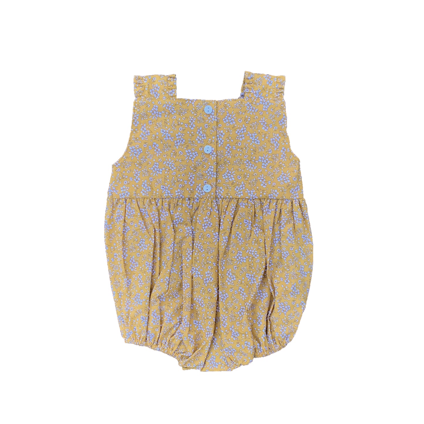 Autumn Smocked Romper - Sleeveless.