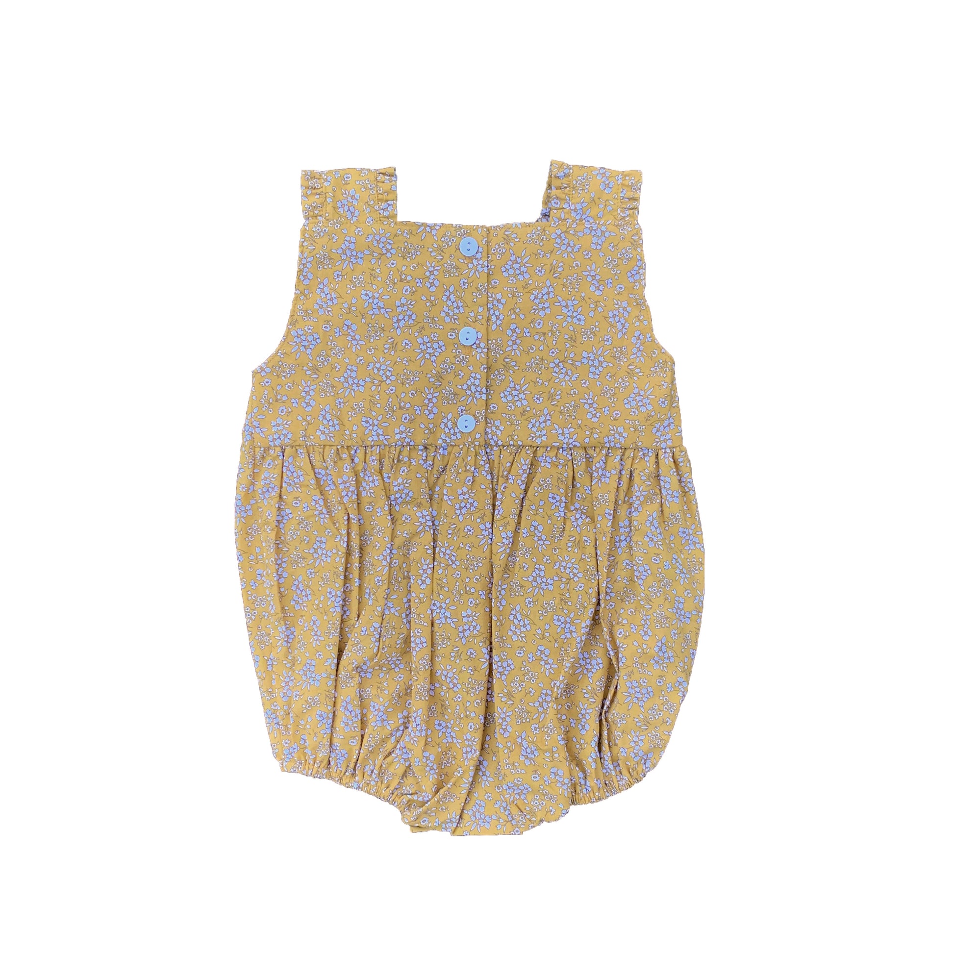 Autumn Smocked Romper - Sleeveless.