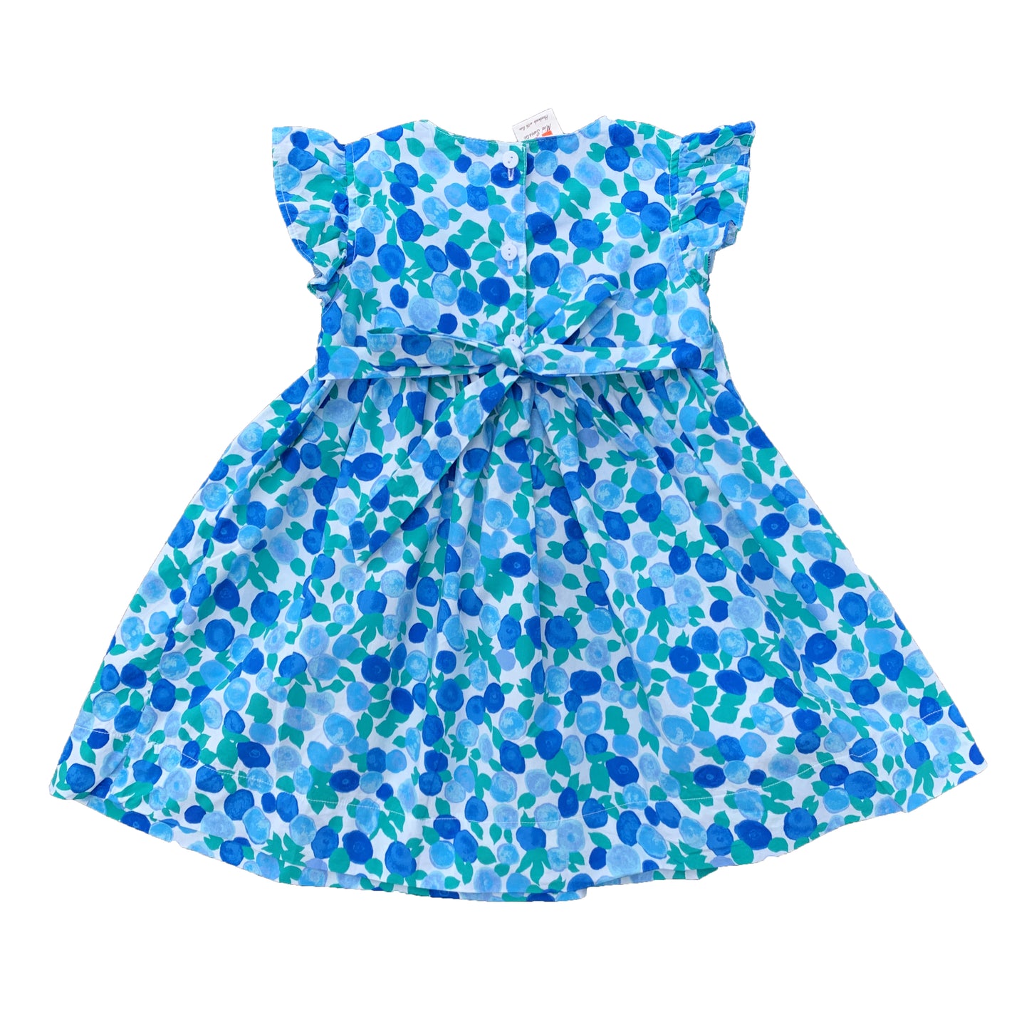 Gradient Blue Smocked Dress