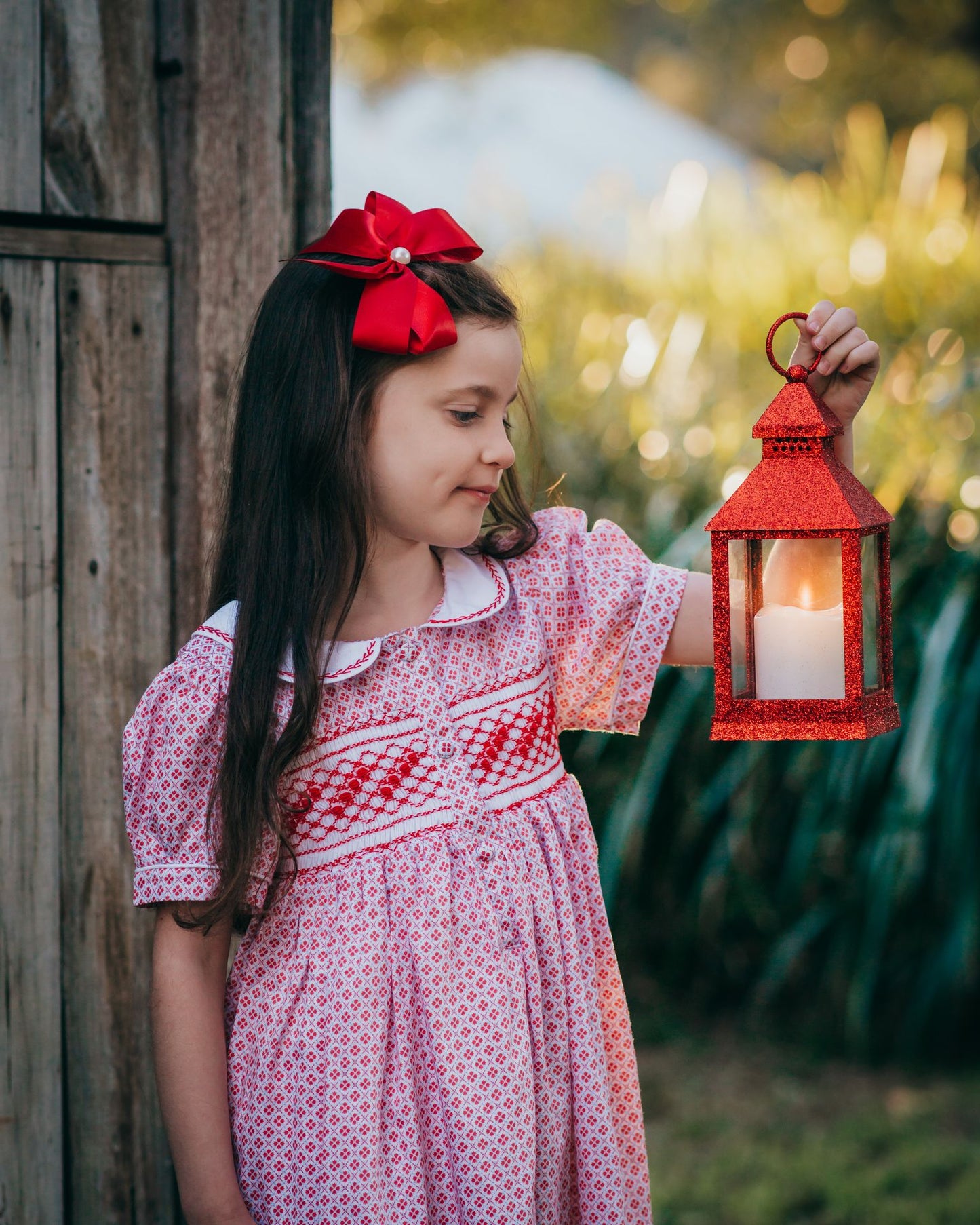 Four Leaf Clover Smocked Dress