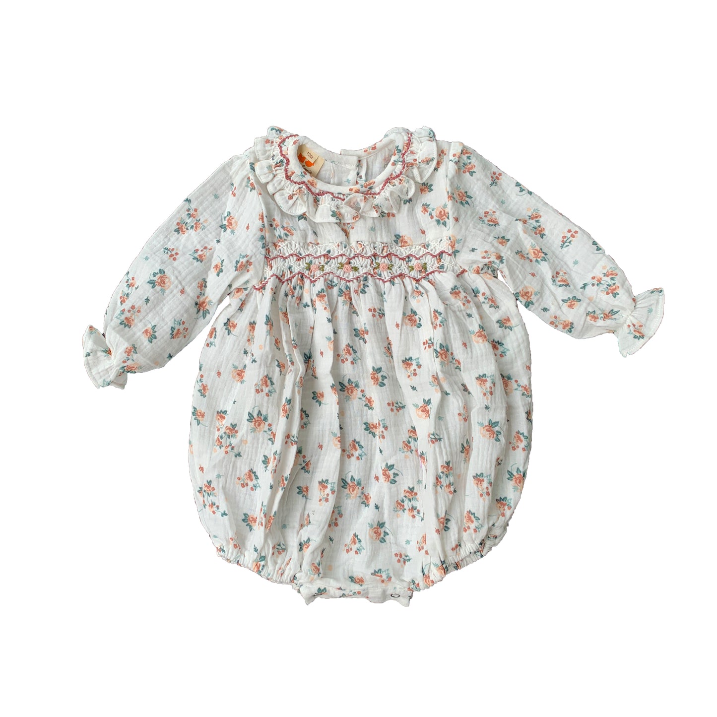 Rose Smocked Romper