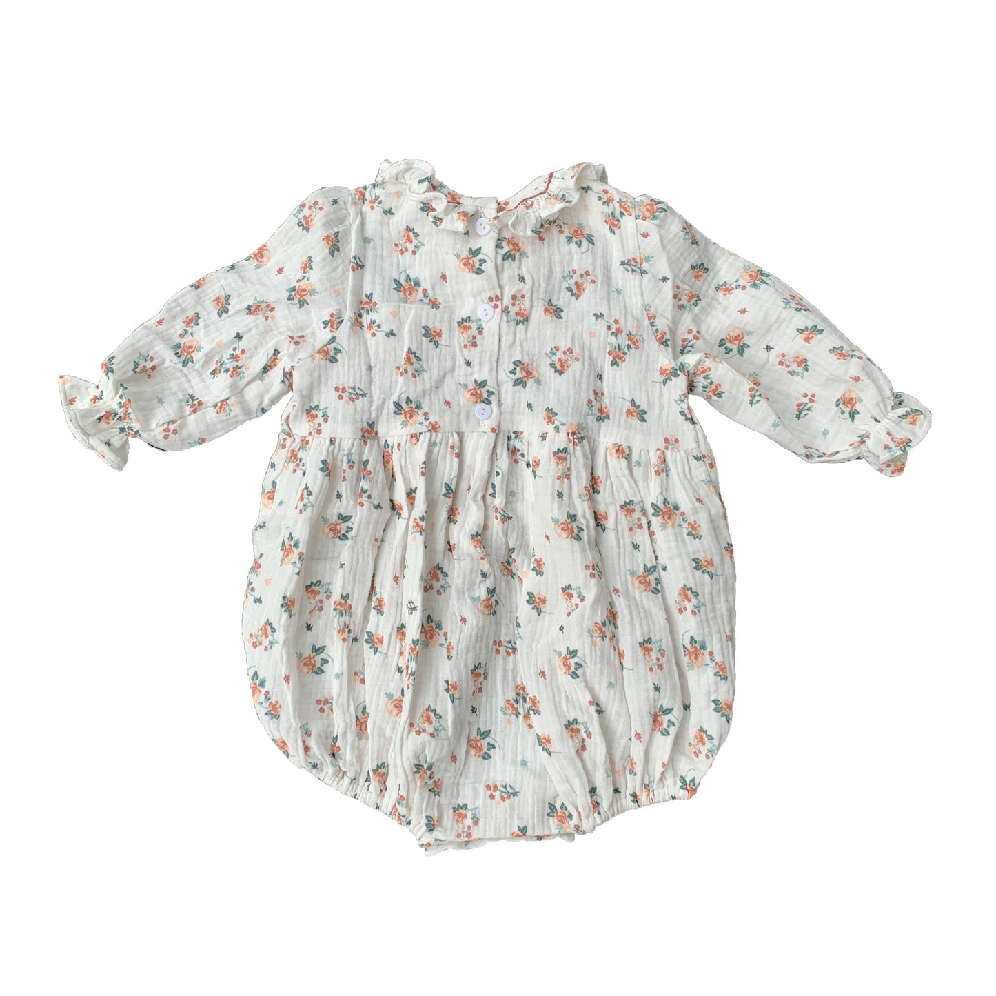 Rose Smocked Romper