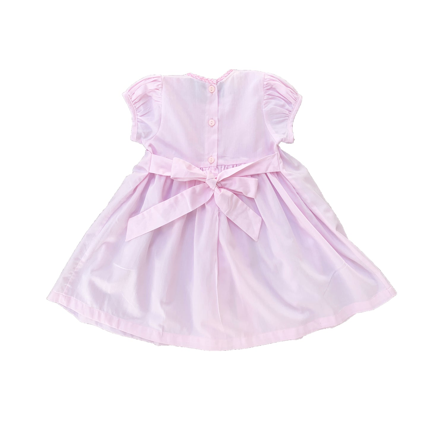 Pale Pink Smocked Dress