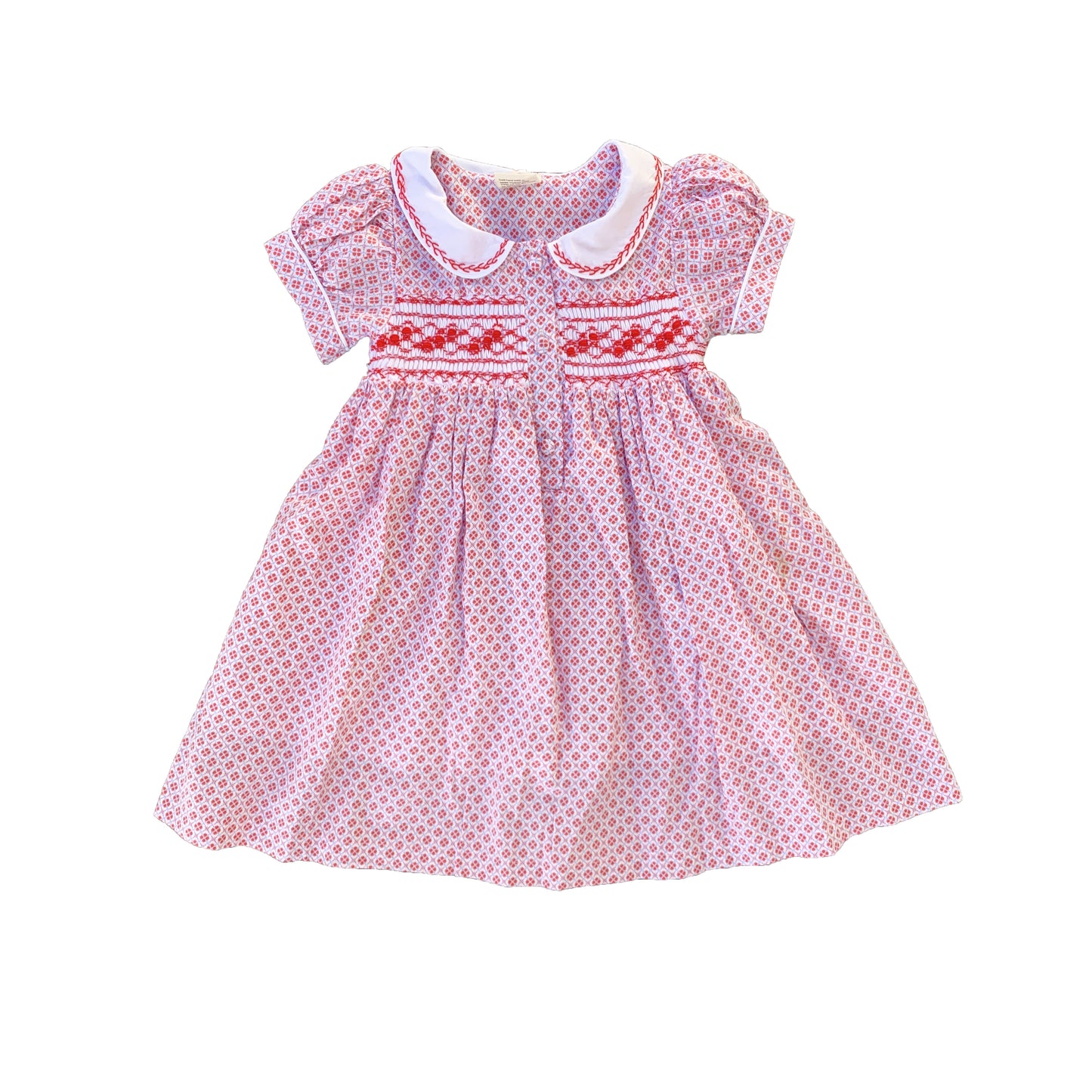 Four Leaf Clover Smocked Dress