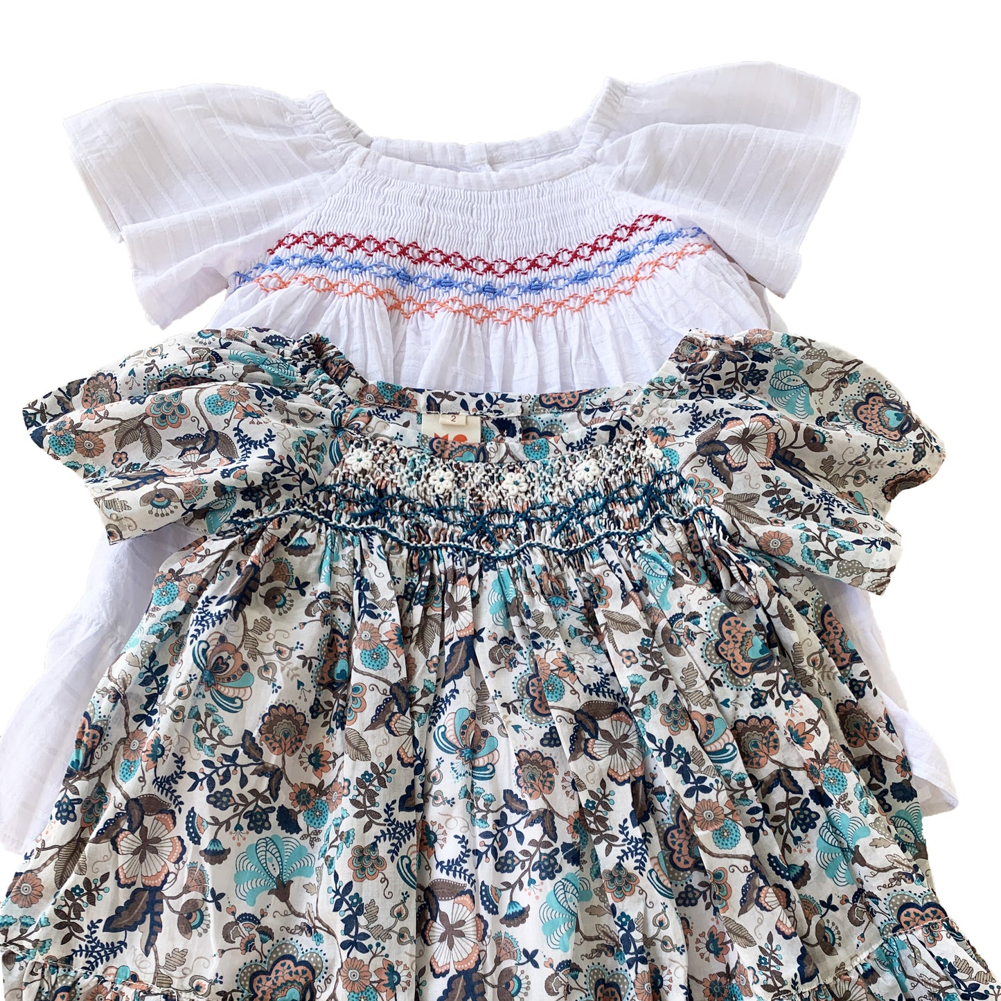 White Beauty Smocked Dress