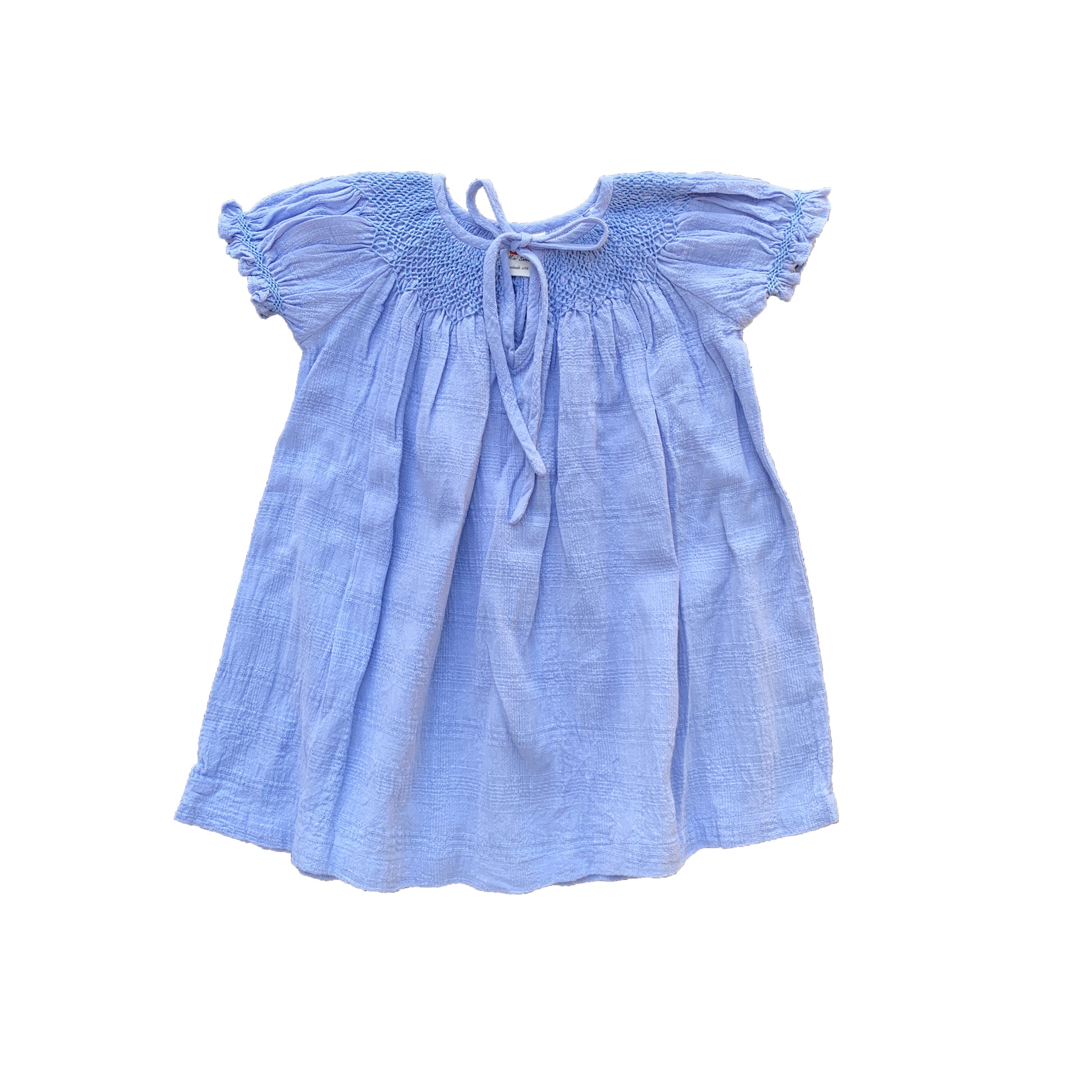Baby Blue Smocked Dress