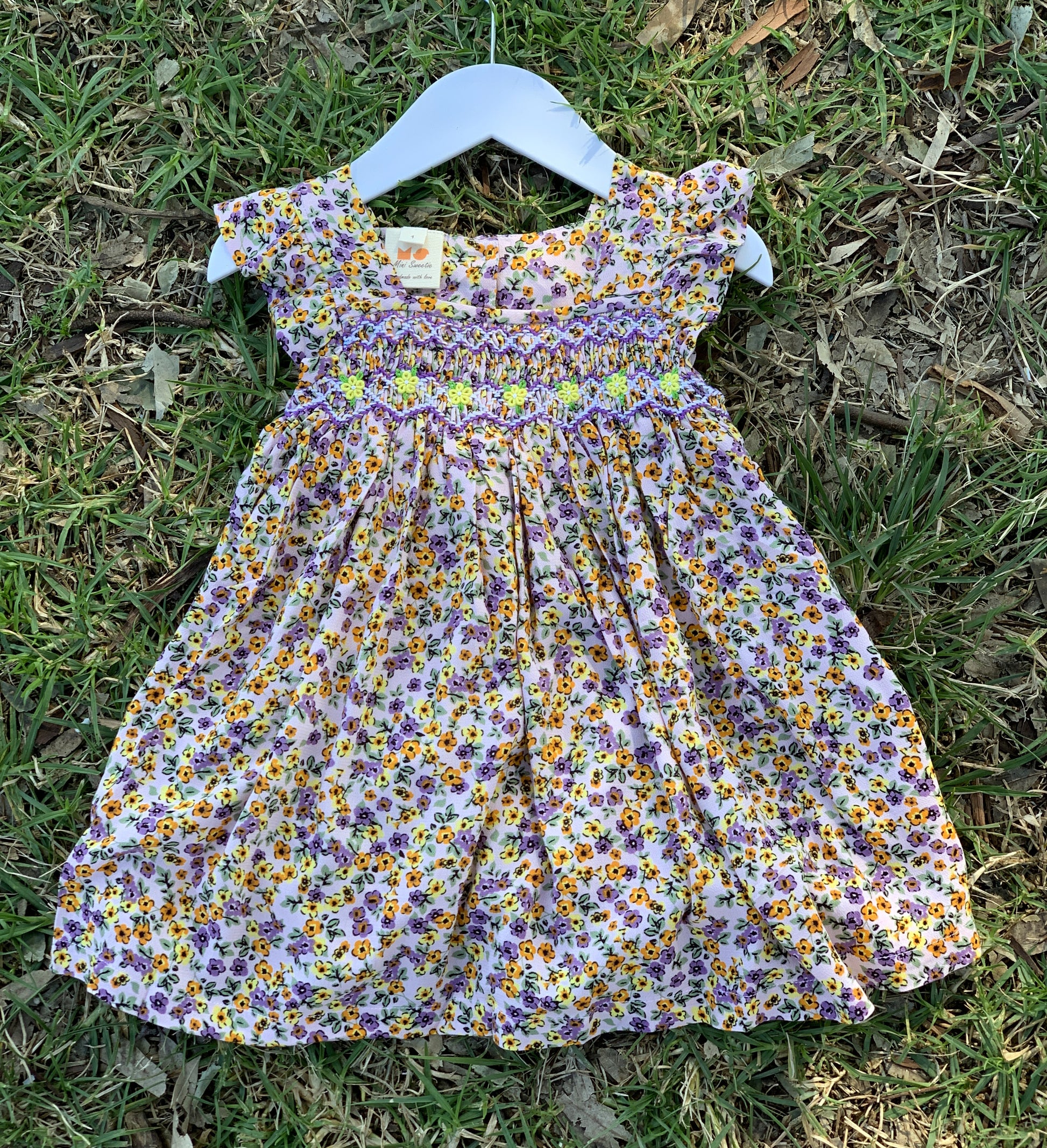 Little Floral Smocked Dress.