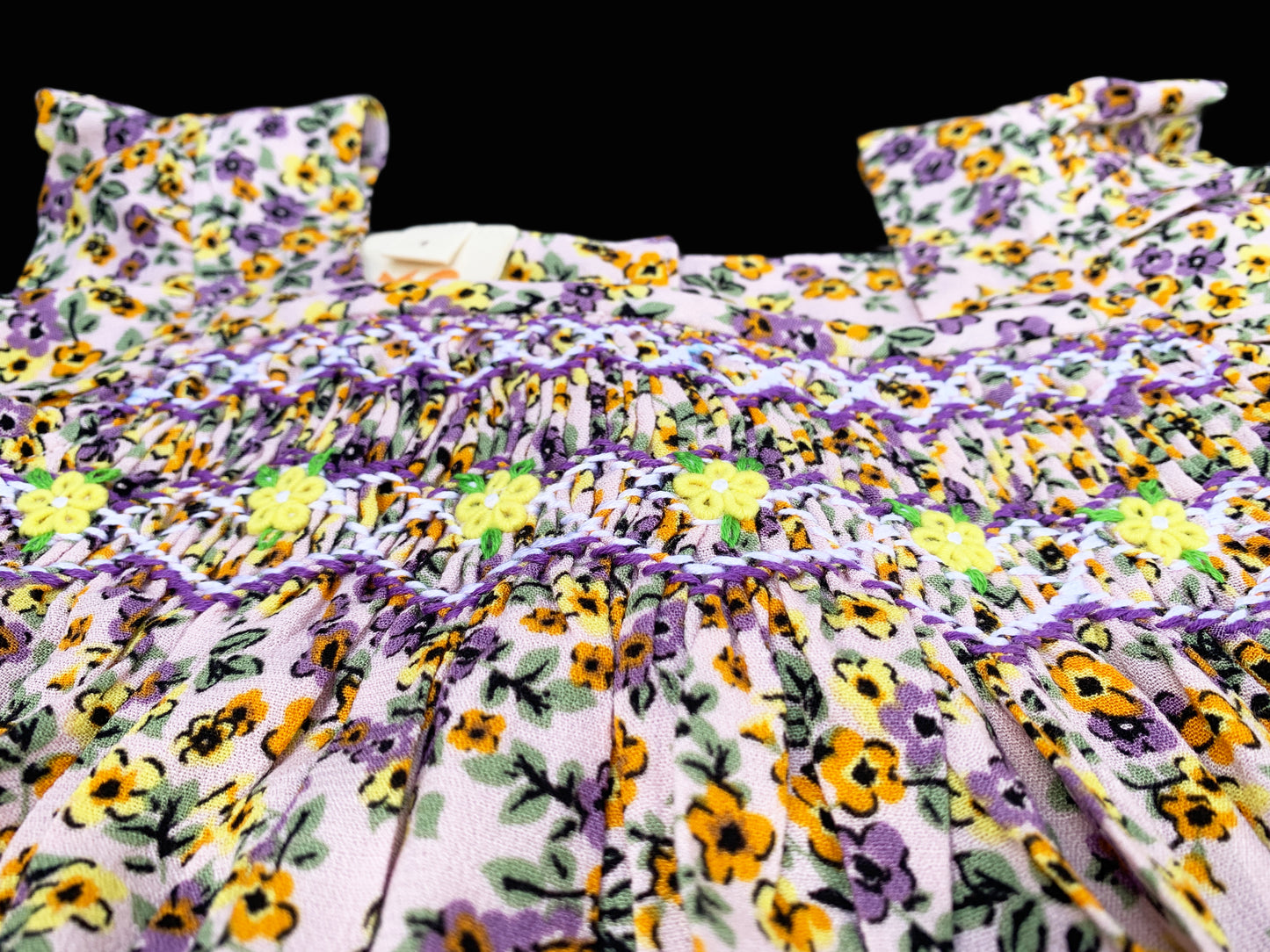 Little Floral Smocked Dress.