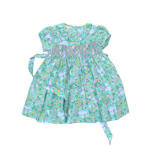 Pony Smocked Dress.