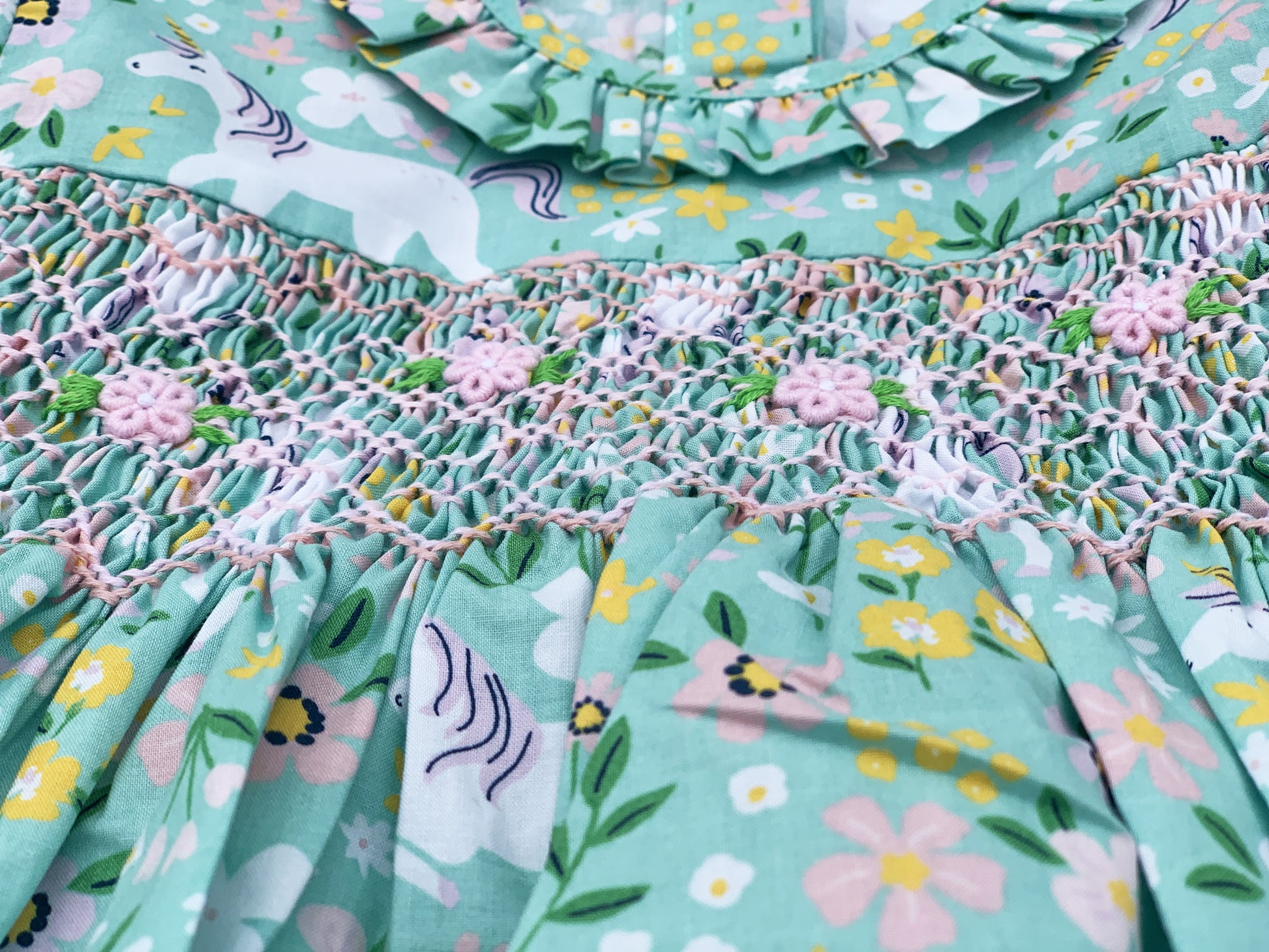 Pony Smocked Dress.