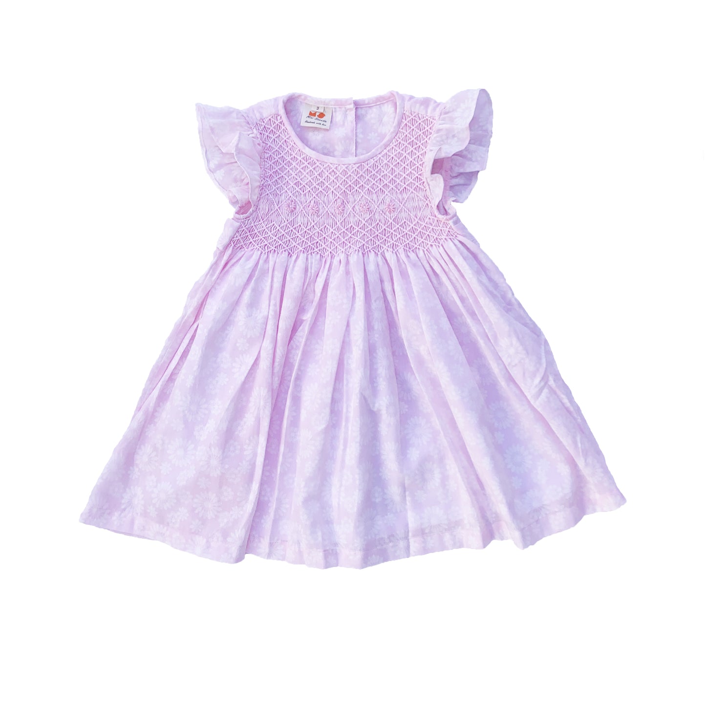 Pink Daisy Smocked Dress