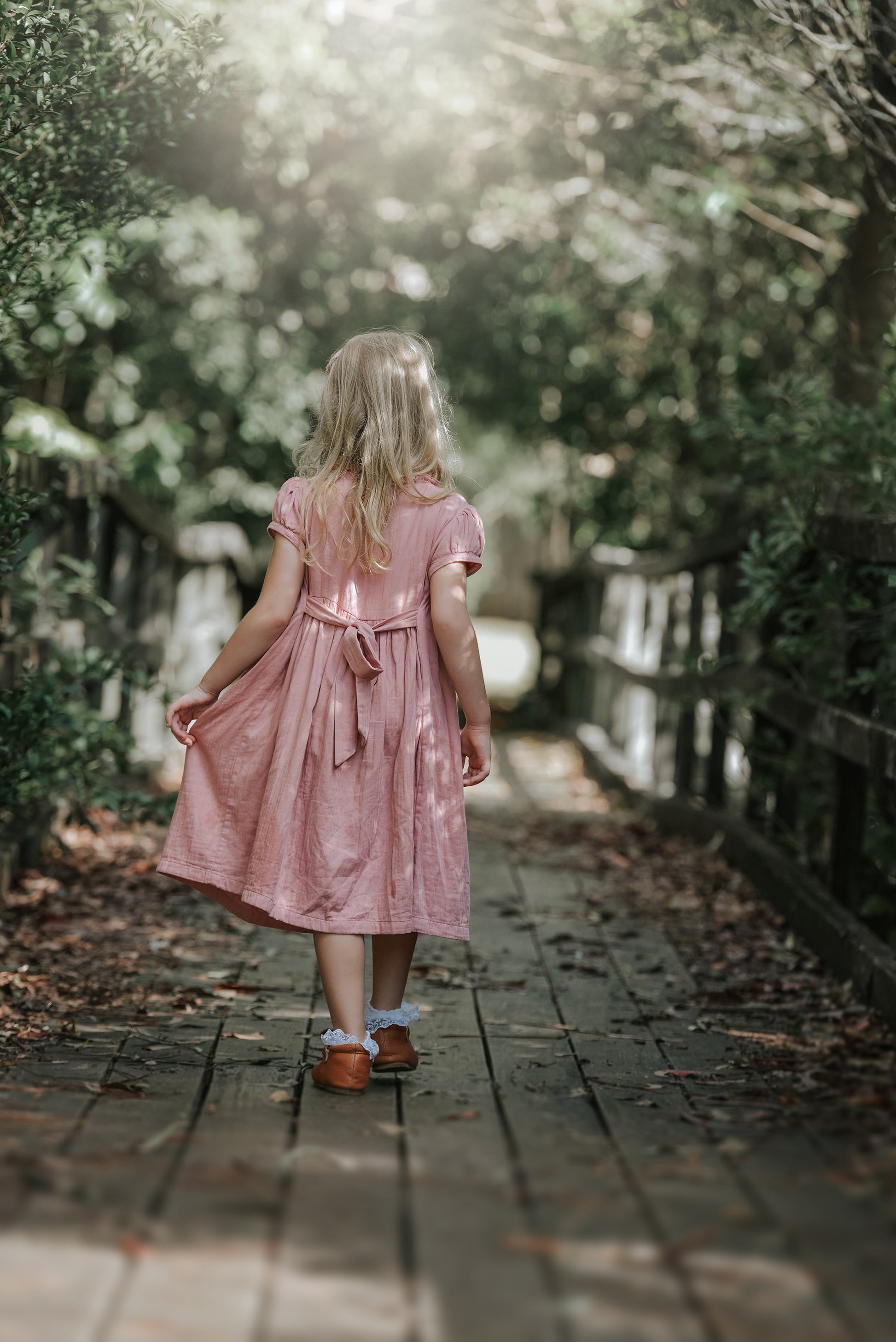 Rosewood classic smocked dress.