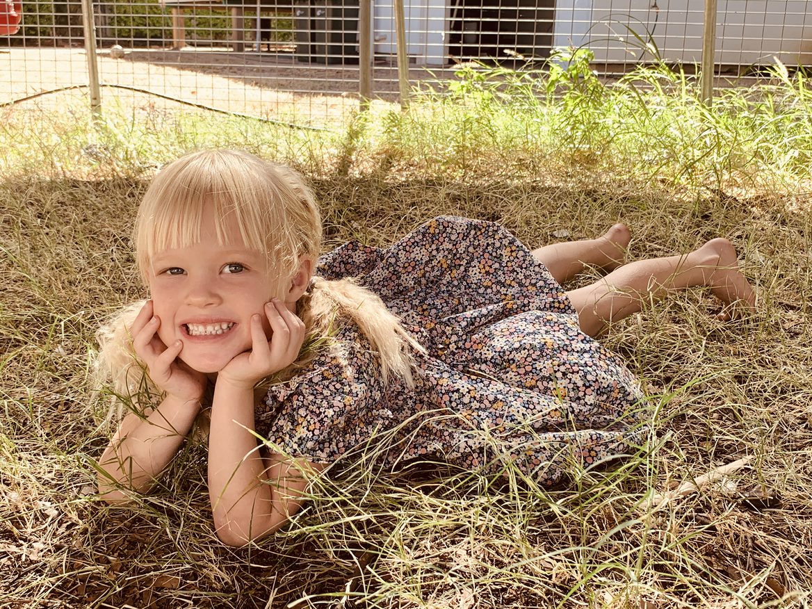Gorgeous blossom smocked dress.