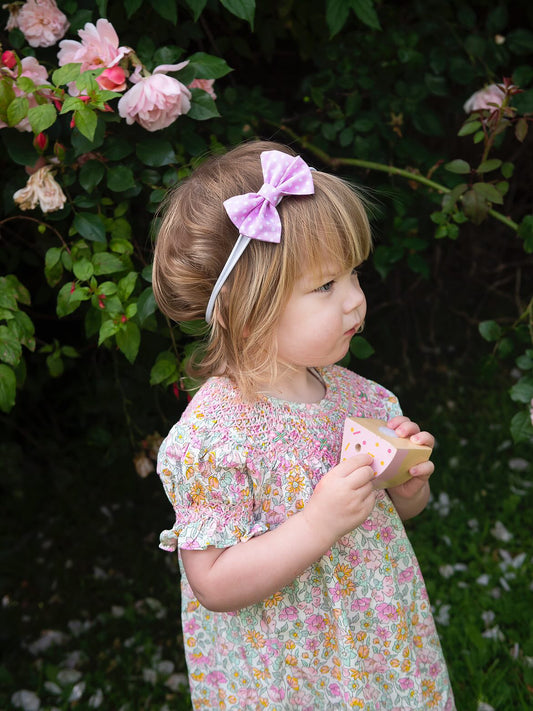 Pastel Floral Smocked Dress
