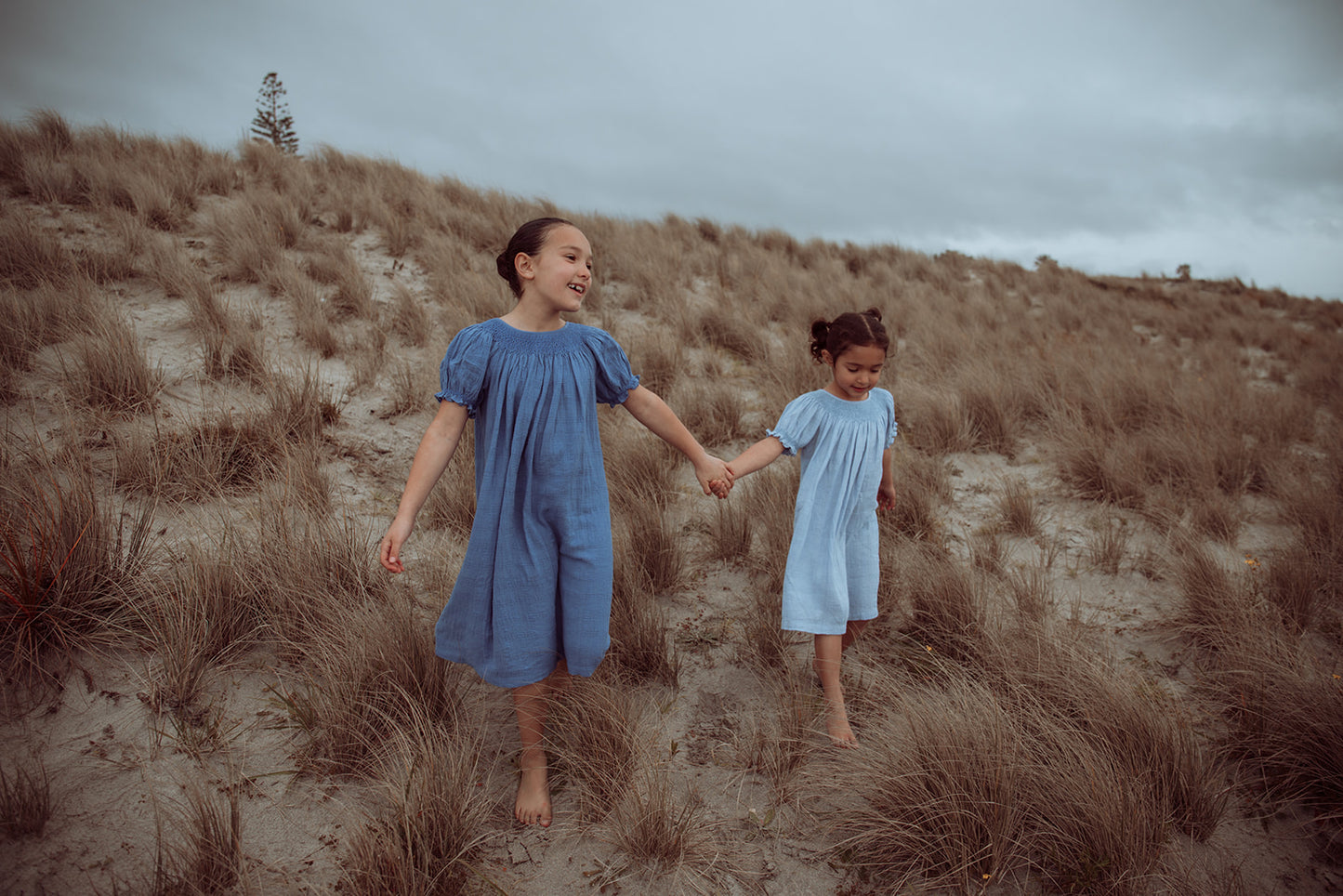 Baby Blue Smocked Dress