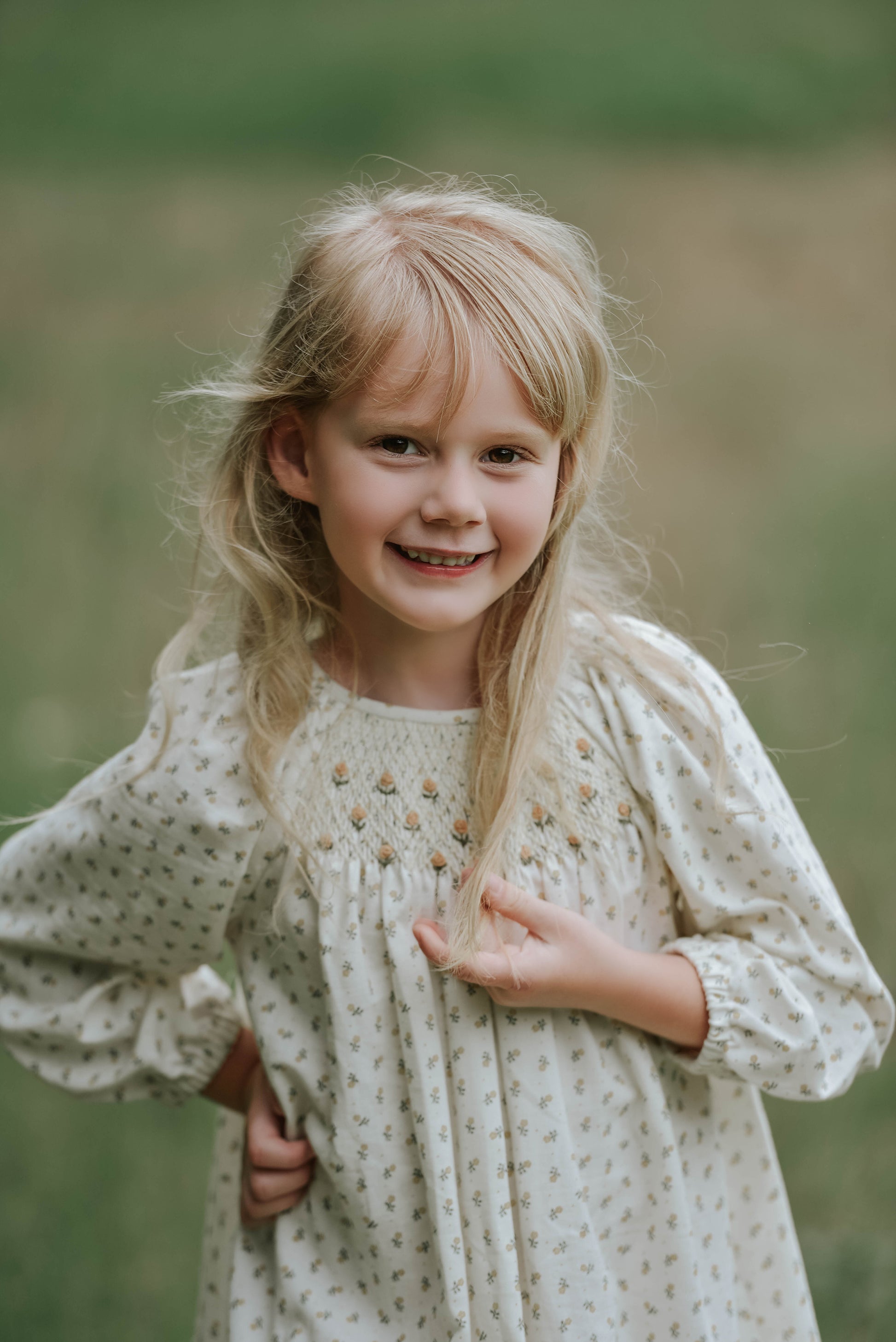 'Margareta' Smocked Dress.