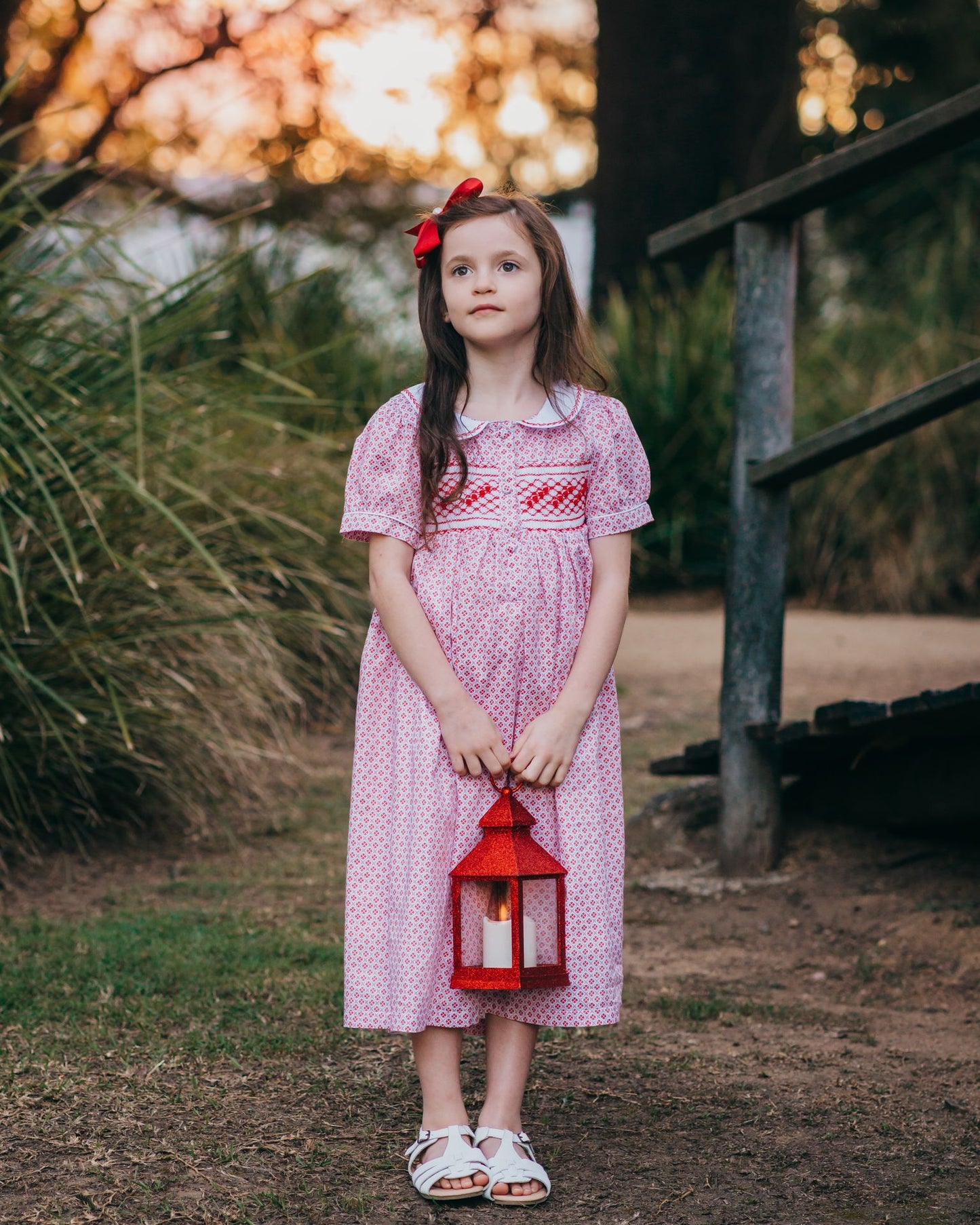 Four Leaf Clover Smocked Dress