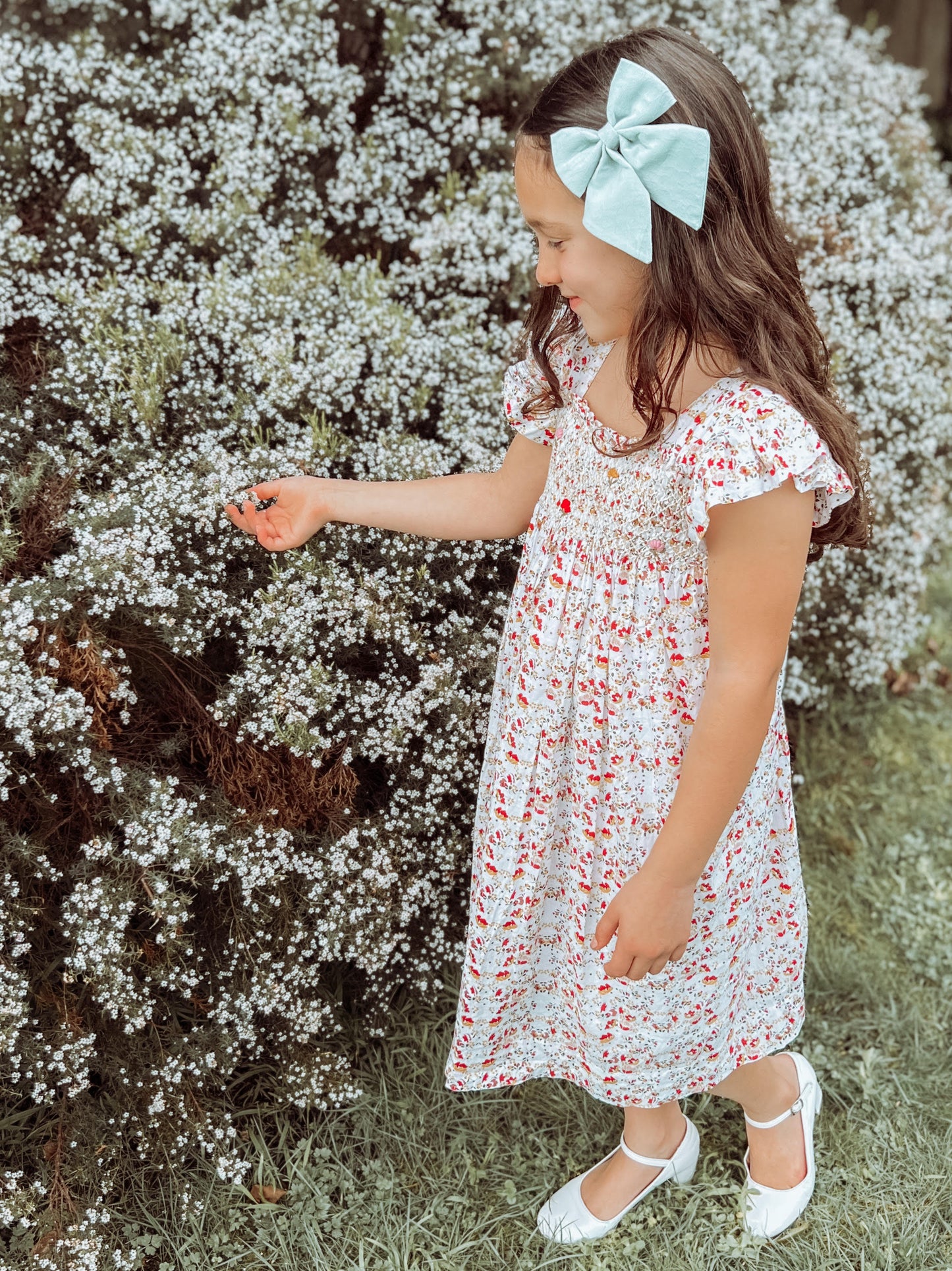 Joyful Floral Smocked Dress