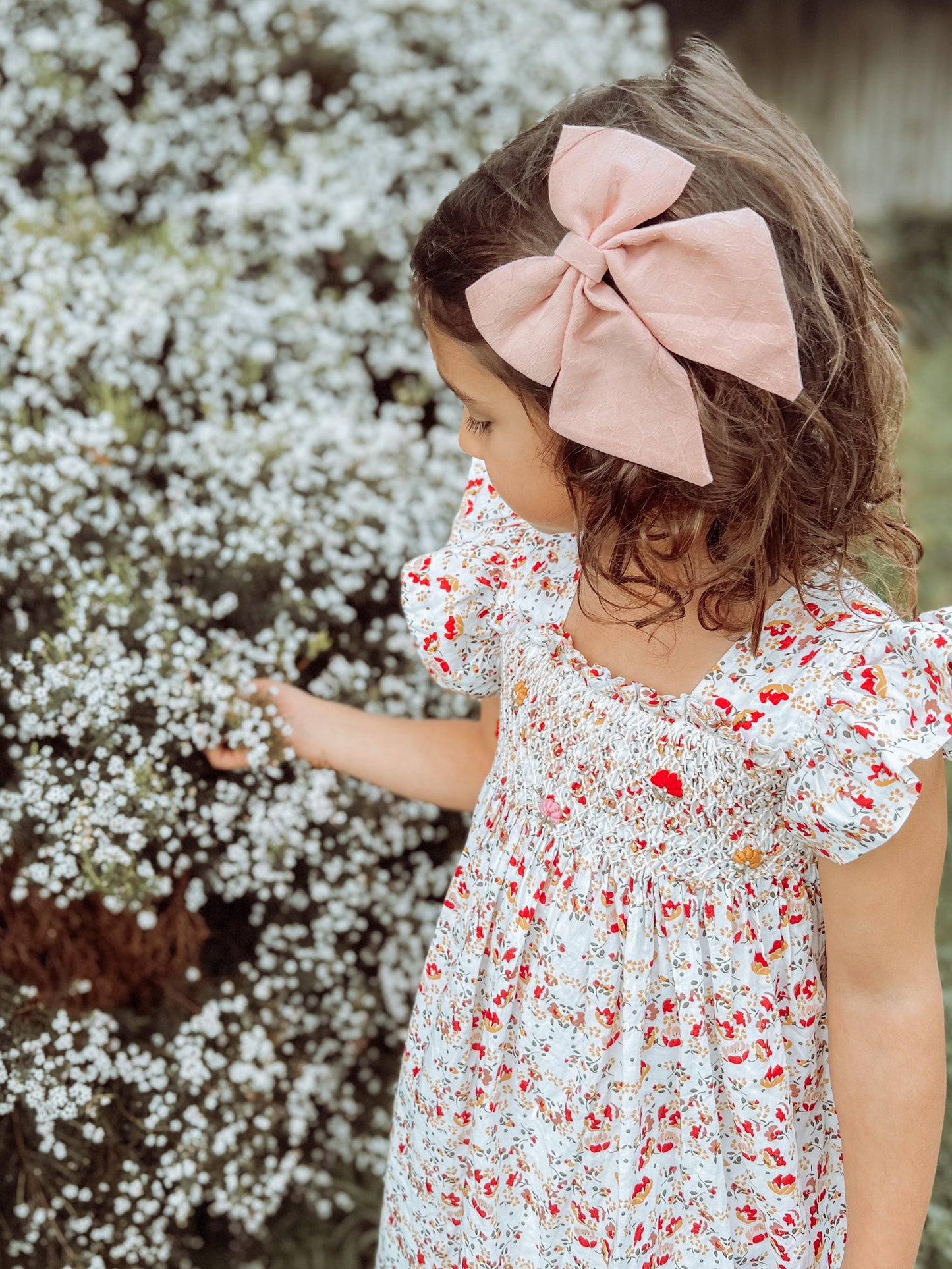 Joyful Floral Smocked Dress