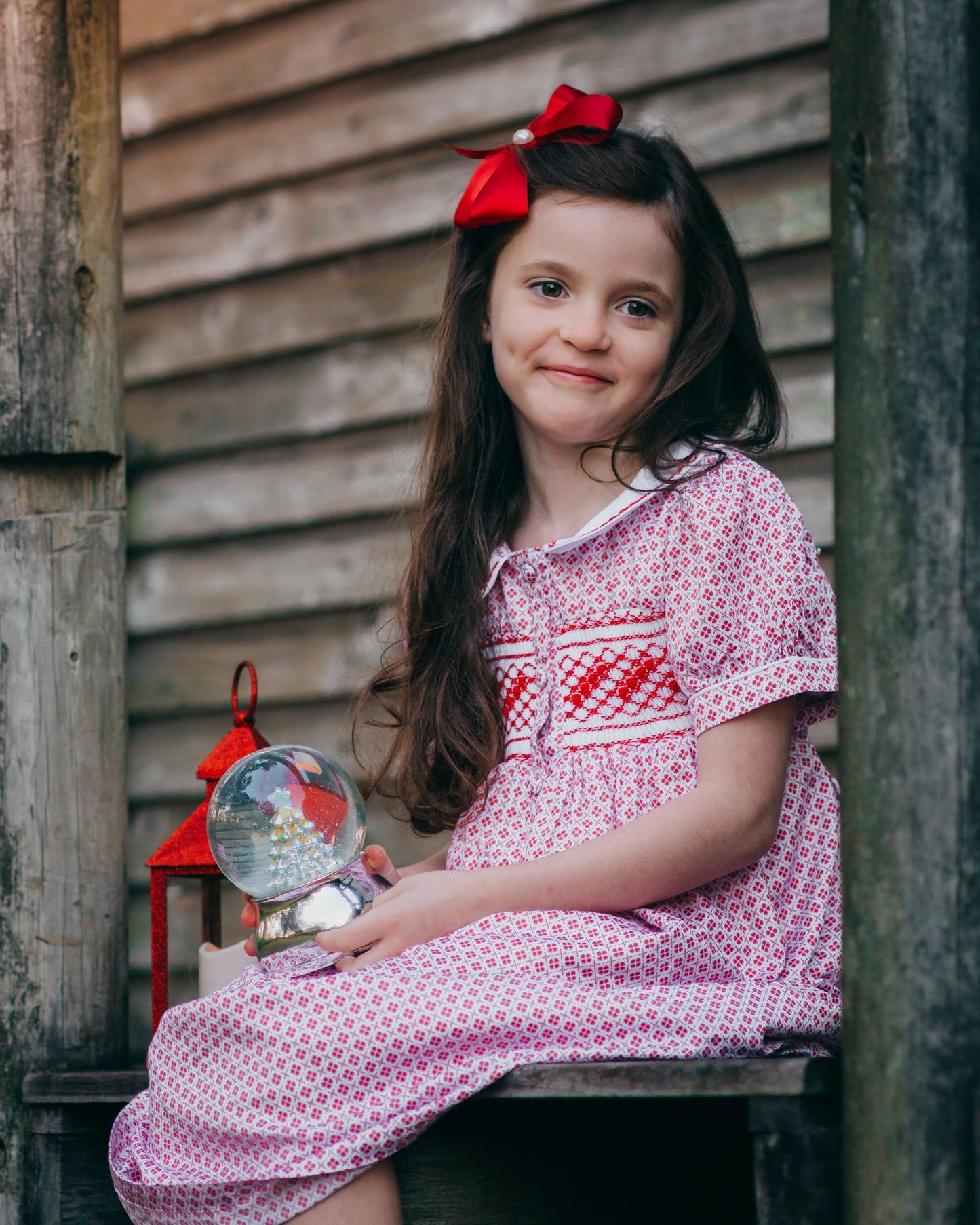 Four Leaf Clover Smocked Dress